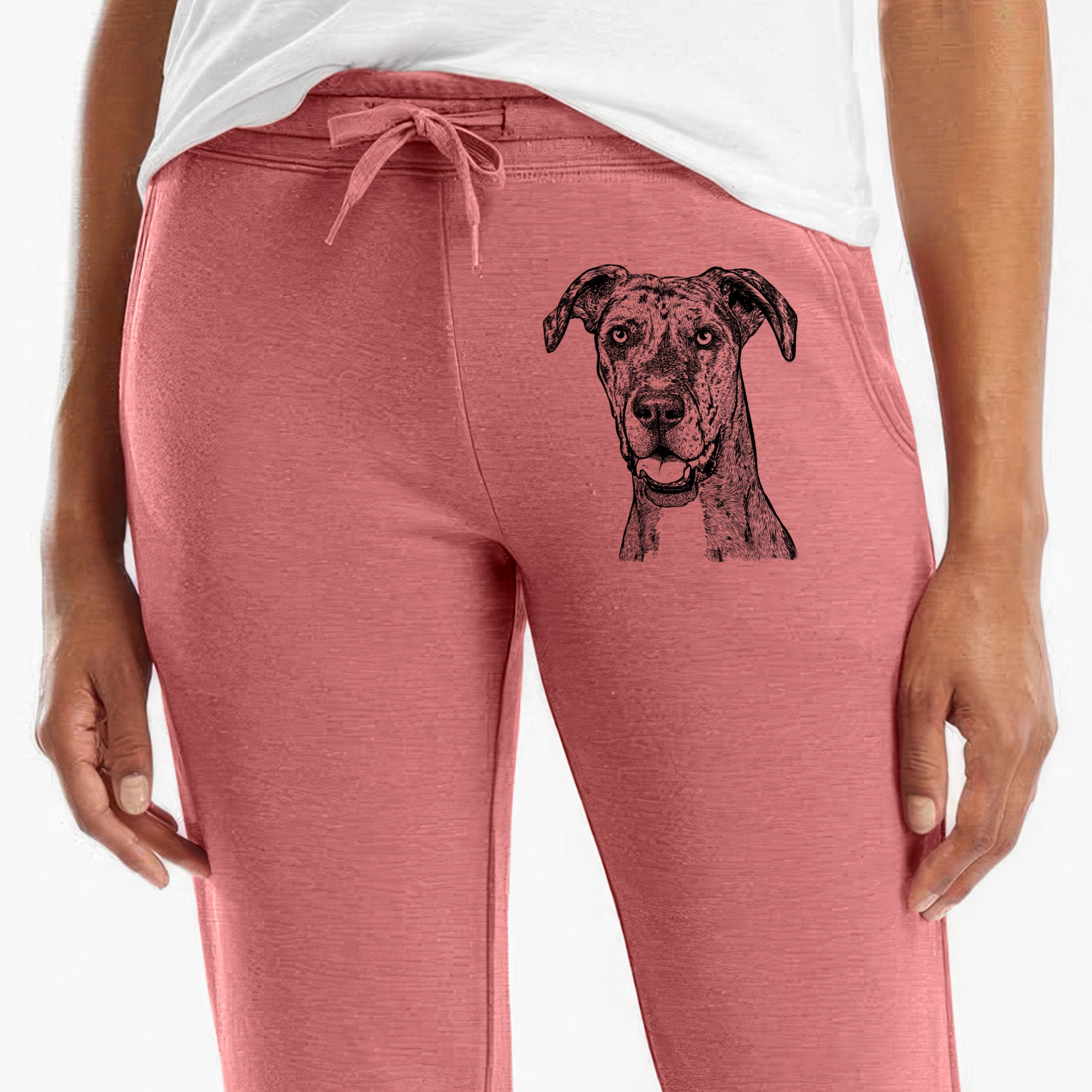 Athena the Merle Great Dane - Women's Cali Wave Joggers