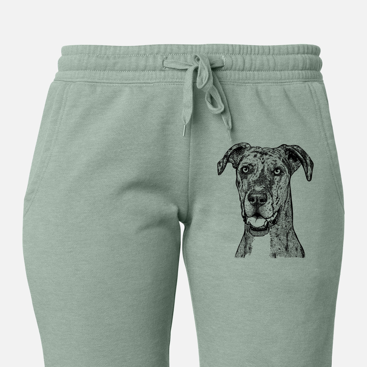 Athena the Merle Great Dane - Women&#39;s Cali Wave Joggers