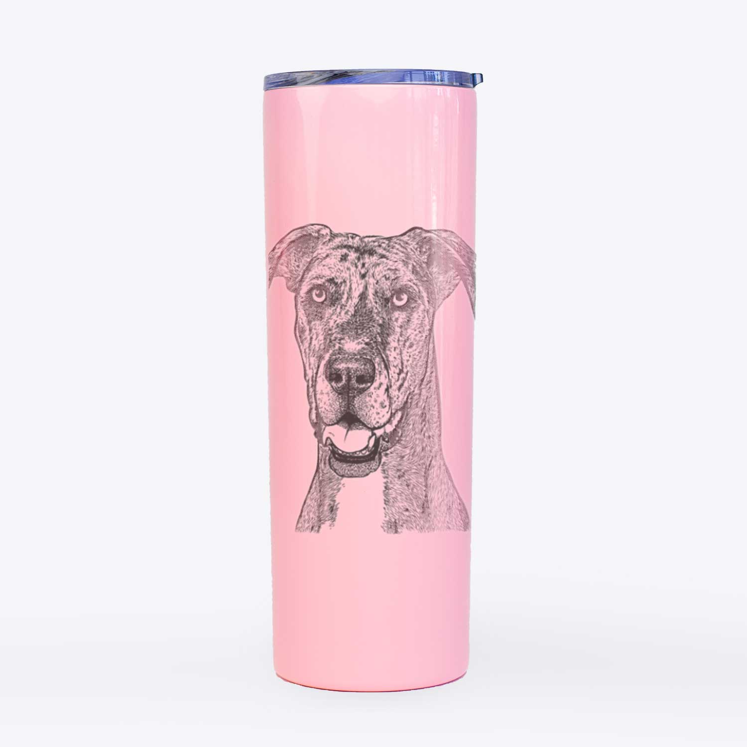 Athena the Merle Great Dane - 20oz Skinny Tumbler