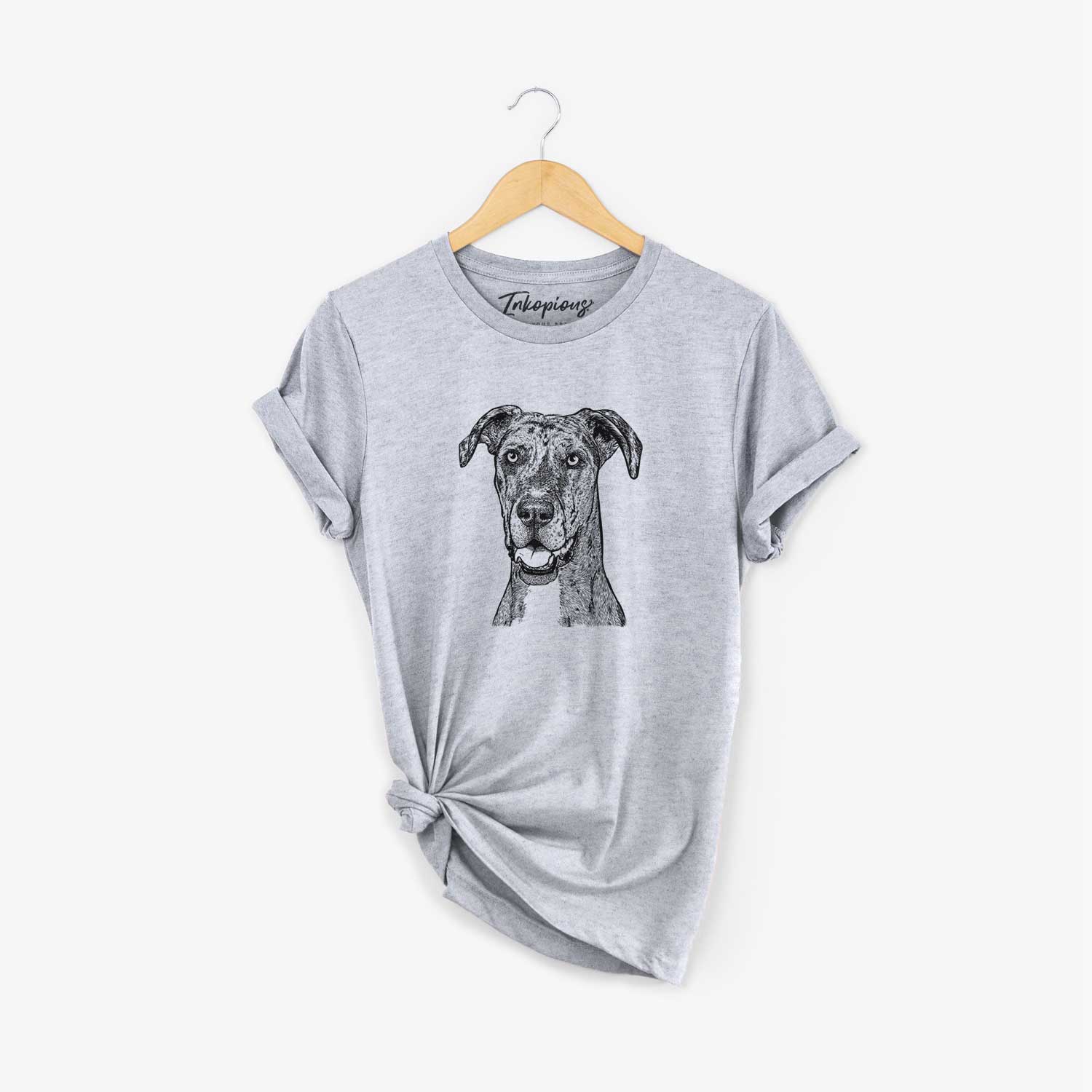 Bare Athena the Merle Great Dane - Unisex Crewneck