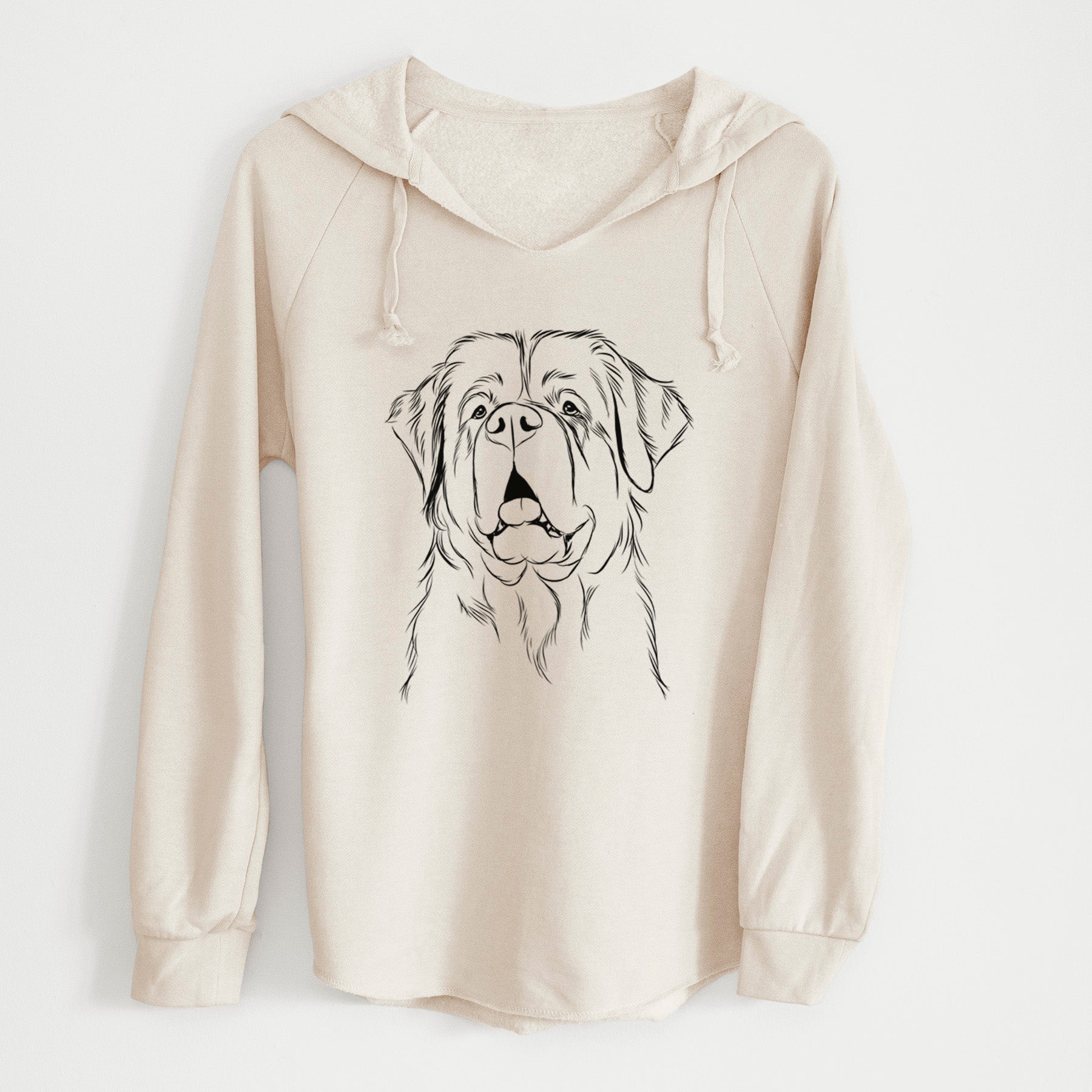 Bare Atlas the Saint Bernard - Cali Wave Hooded Sweatshirt