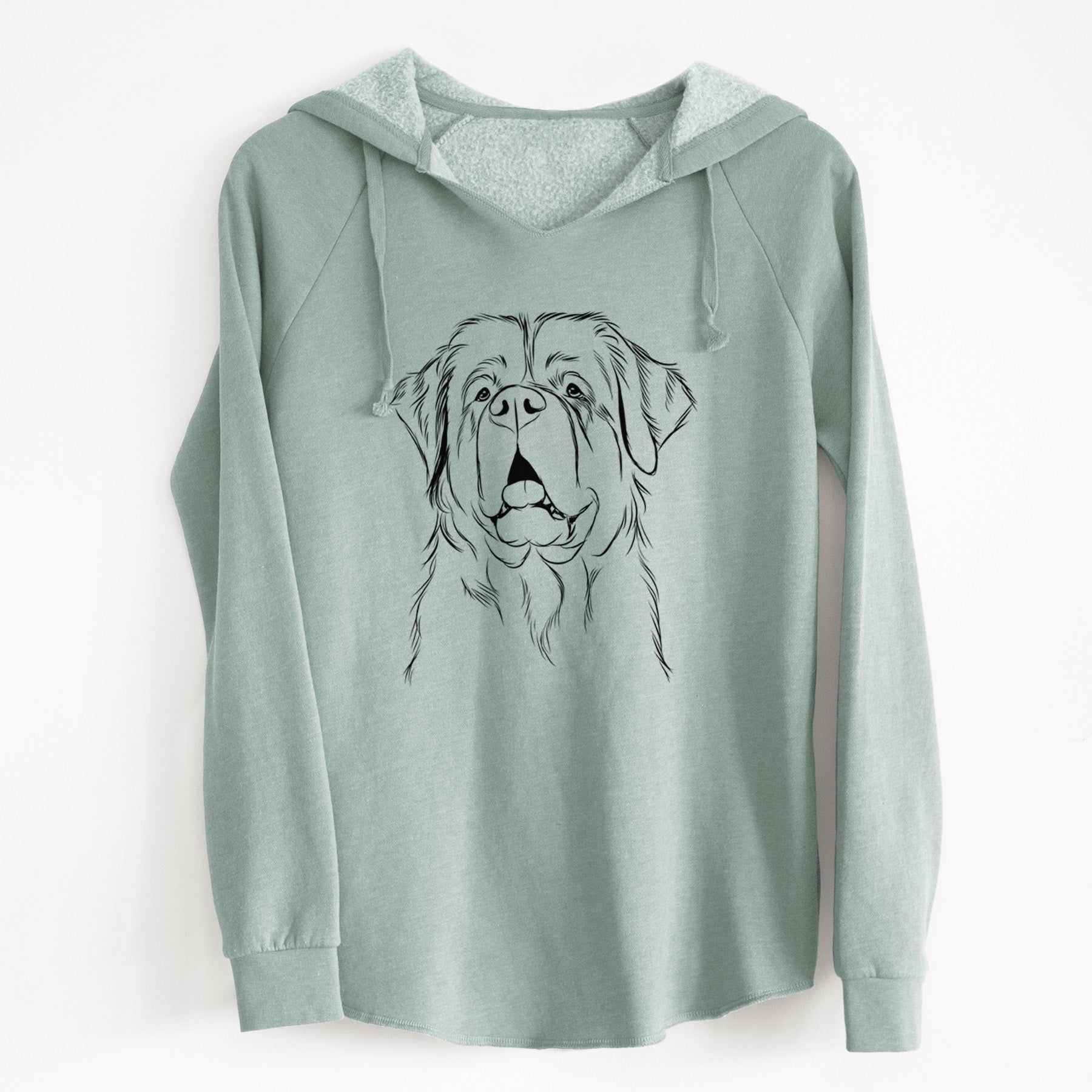 Bare Atlas the Saint Bernard - Cali Wave Hooded Sweatshirt