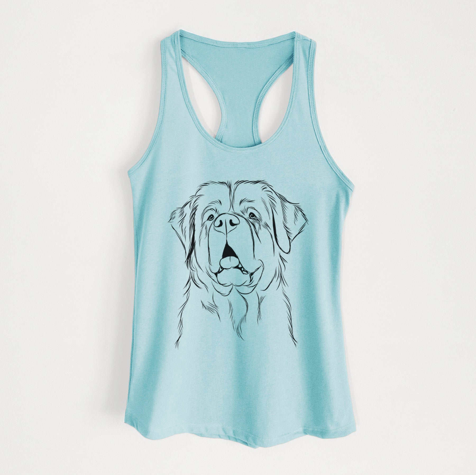 Atlas the Saint Bernard - Women's Racerback Tanktop