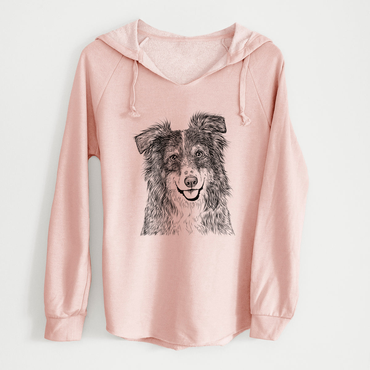 Bare Aushe the Australian Shepherd - Cali Wave Hooded Sweatshirt