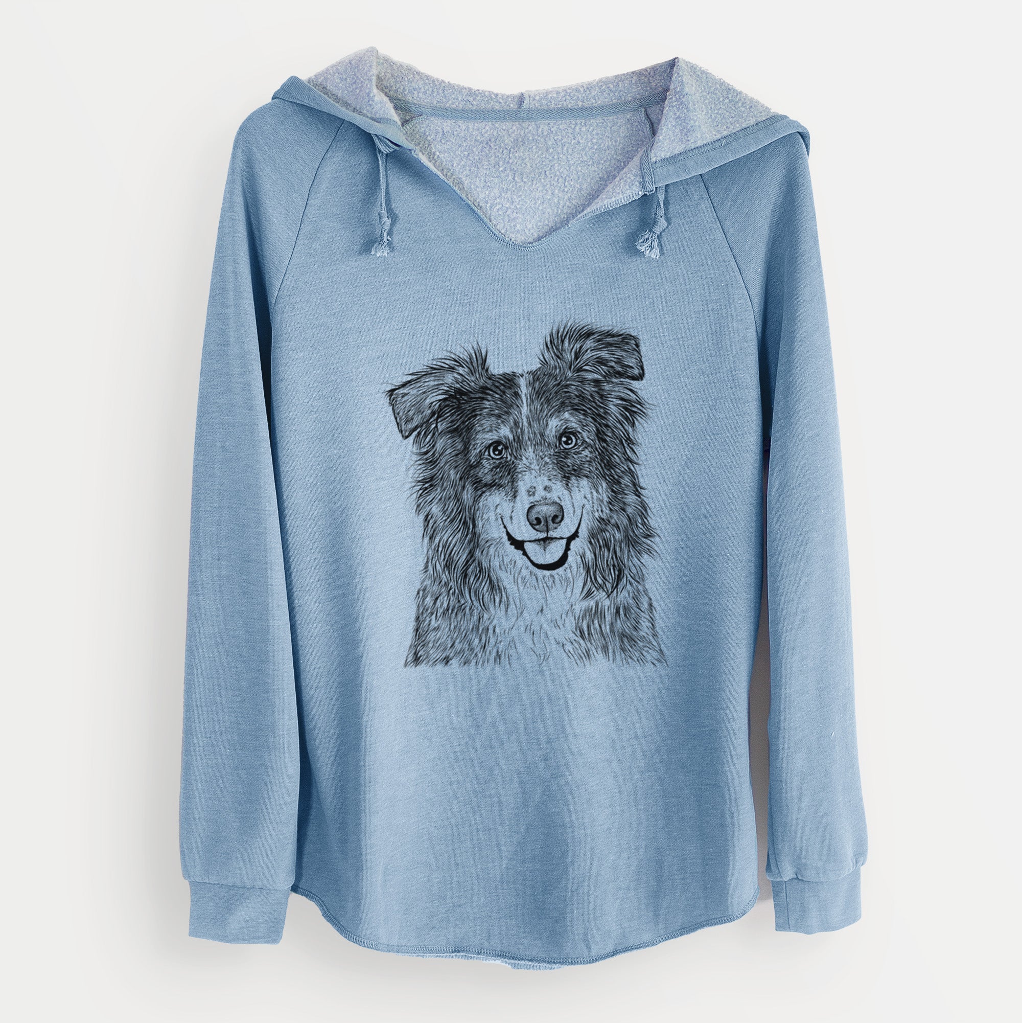 Bare Aushe the Australian Shepherd - Cali Wave Hooded Sweatshirt