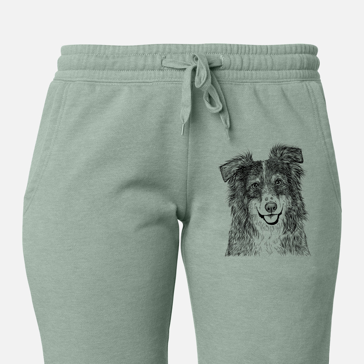 Aushe the Australian Shepherd - Women&#39;s Cali Wave Joggers