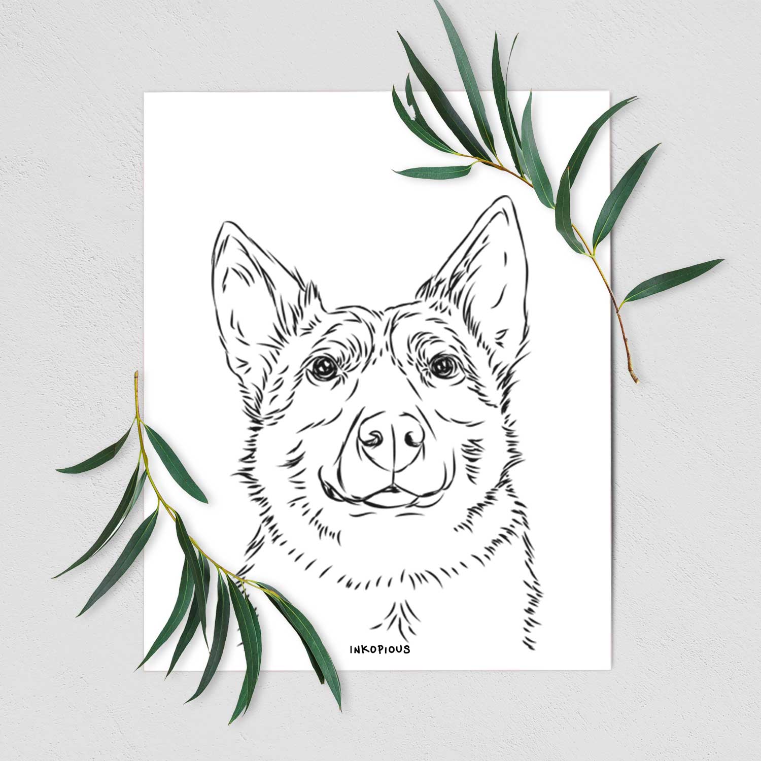 Austin the Heeler Art Print