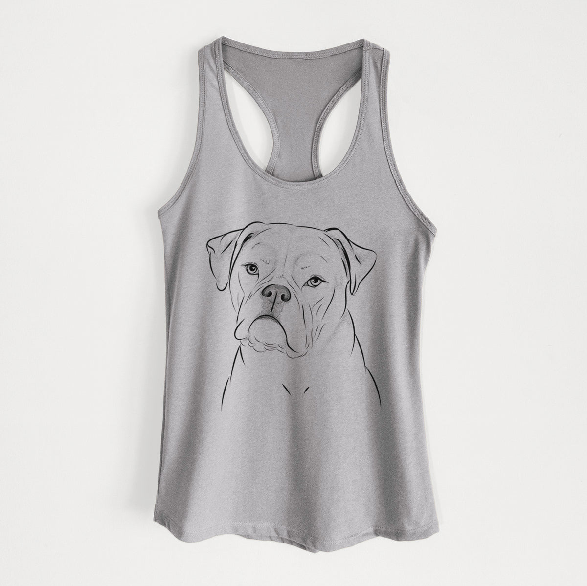 Babe the AmericanBulldog - Women&#39;s Racerback Tanktop