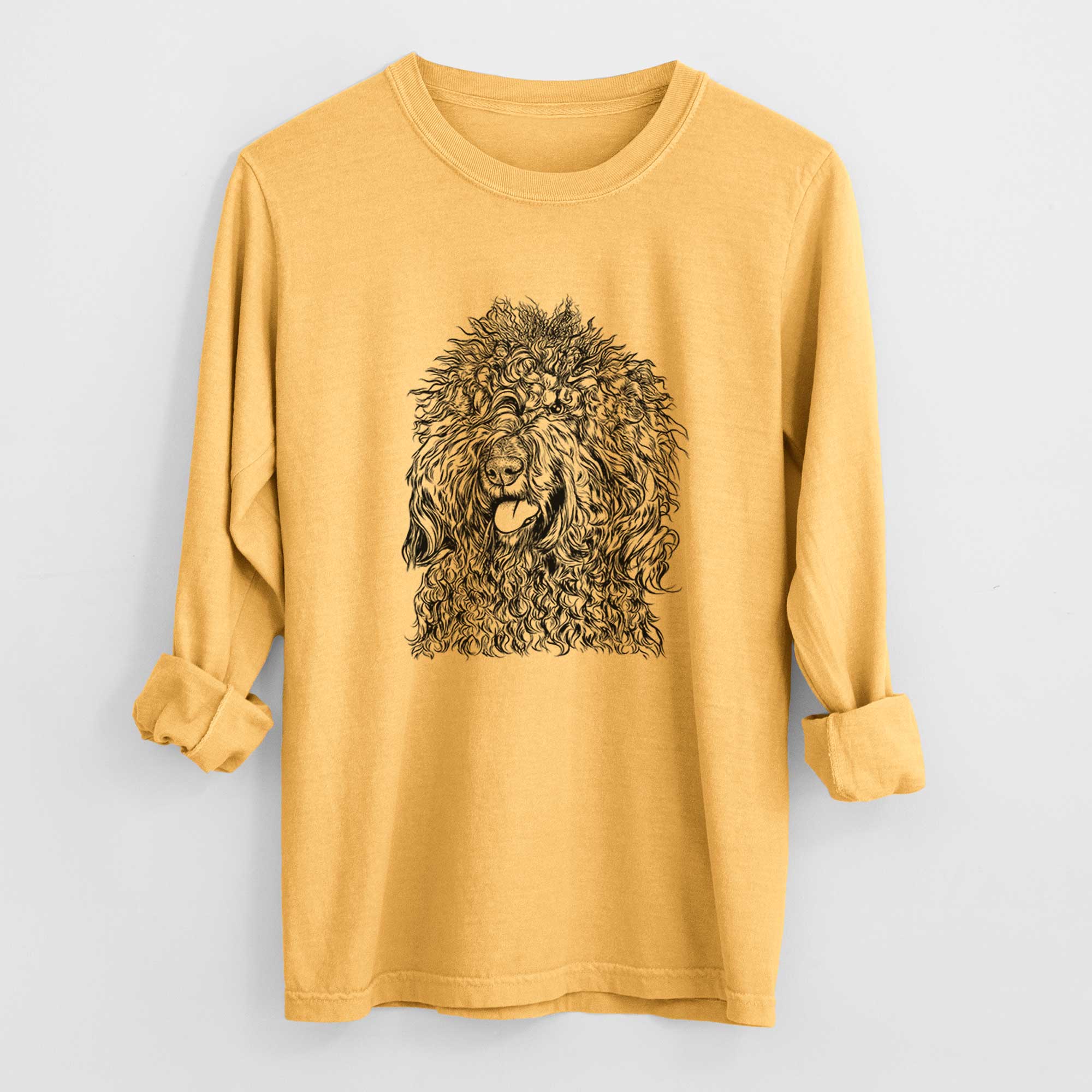 Bare Babs the Barbet - Heavyweight 100% Cotton Long Sleeve