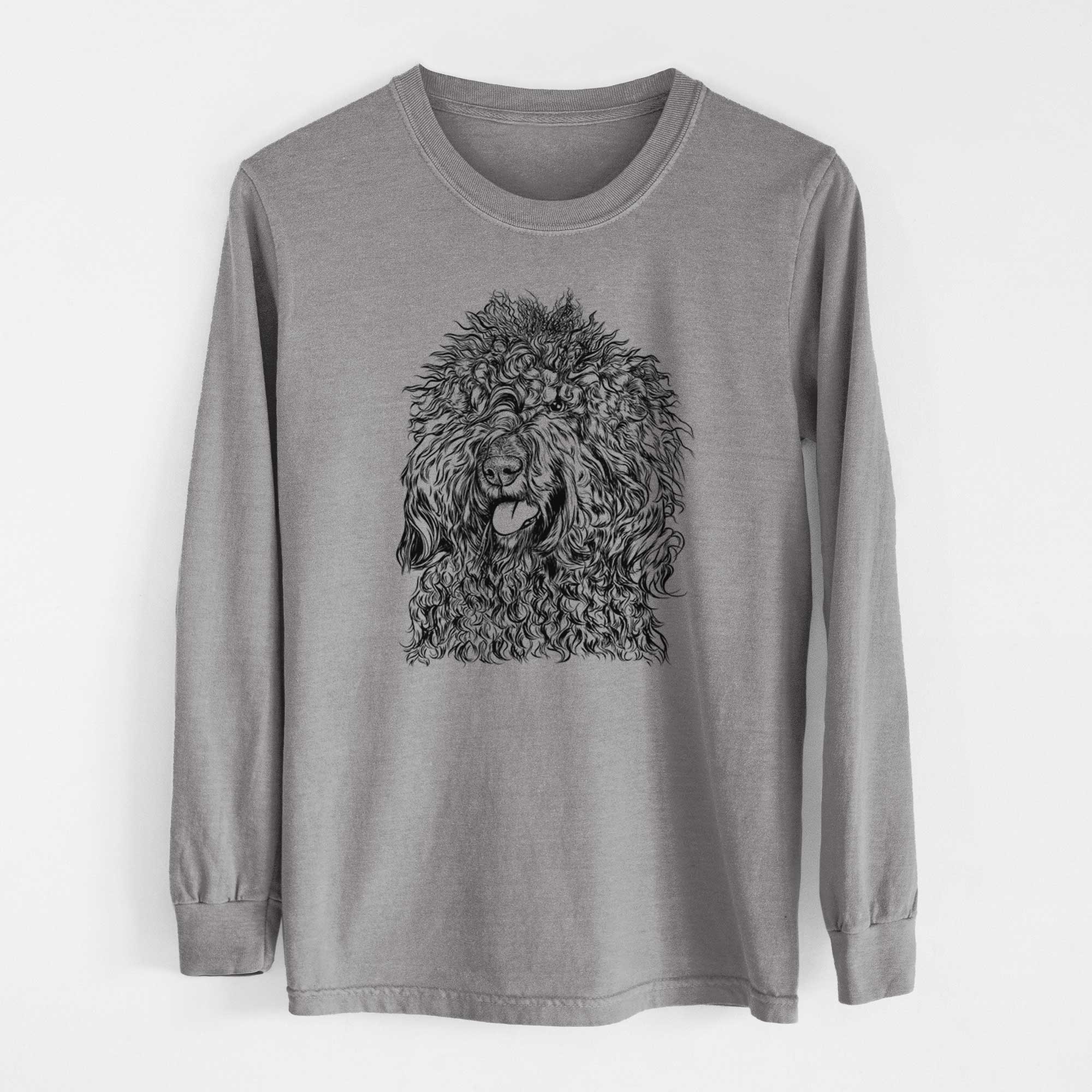 Bare Babs the Barbet - Heavyweight 100% Cotton Long Sleeve