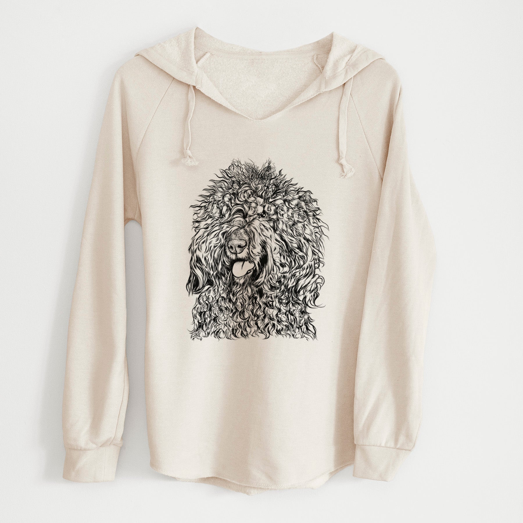 Bare Babs the Barbet - Cali Wave Hooded Sweatshirt