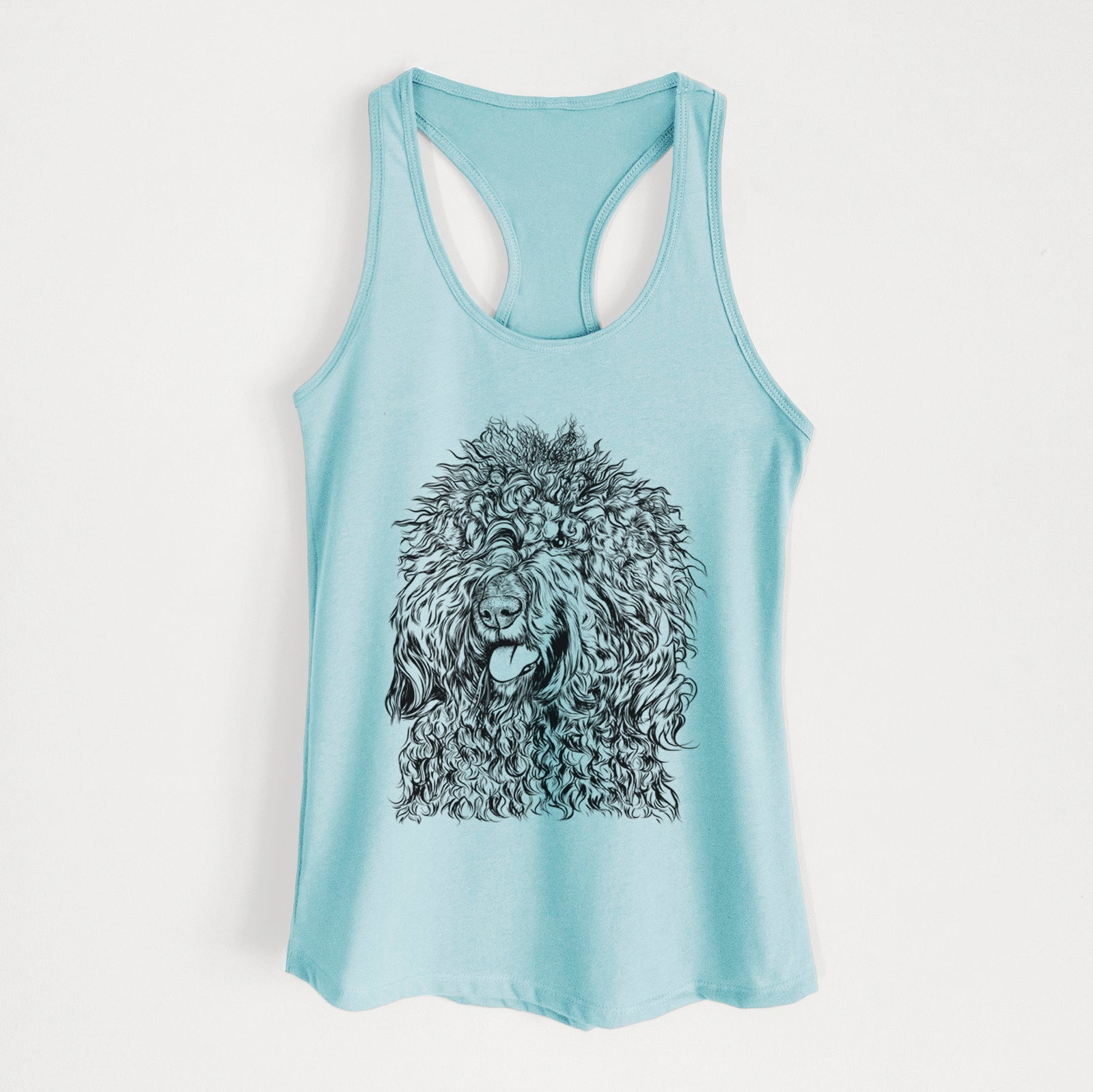 Babs the Barbet - Women's Racerback Tanktop
