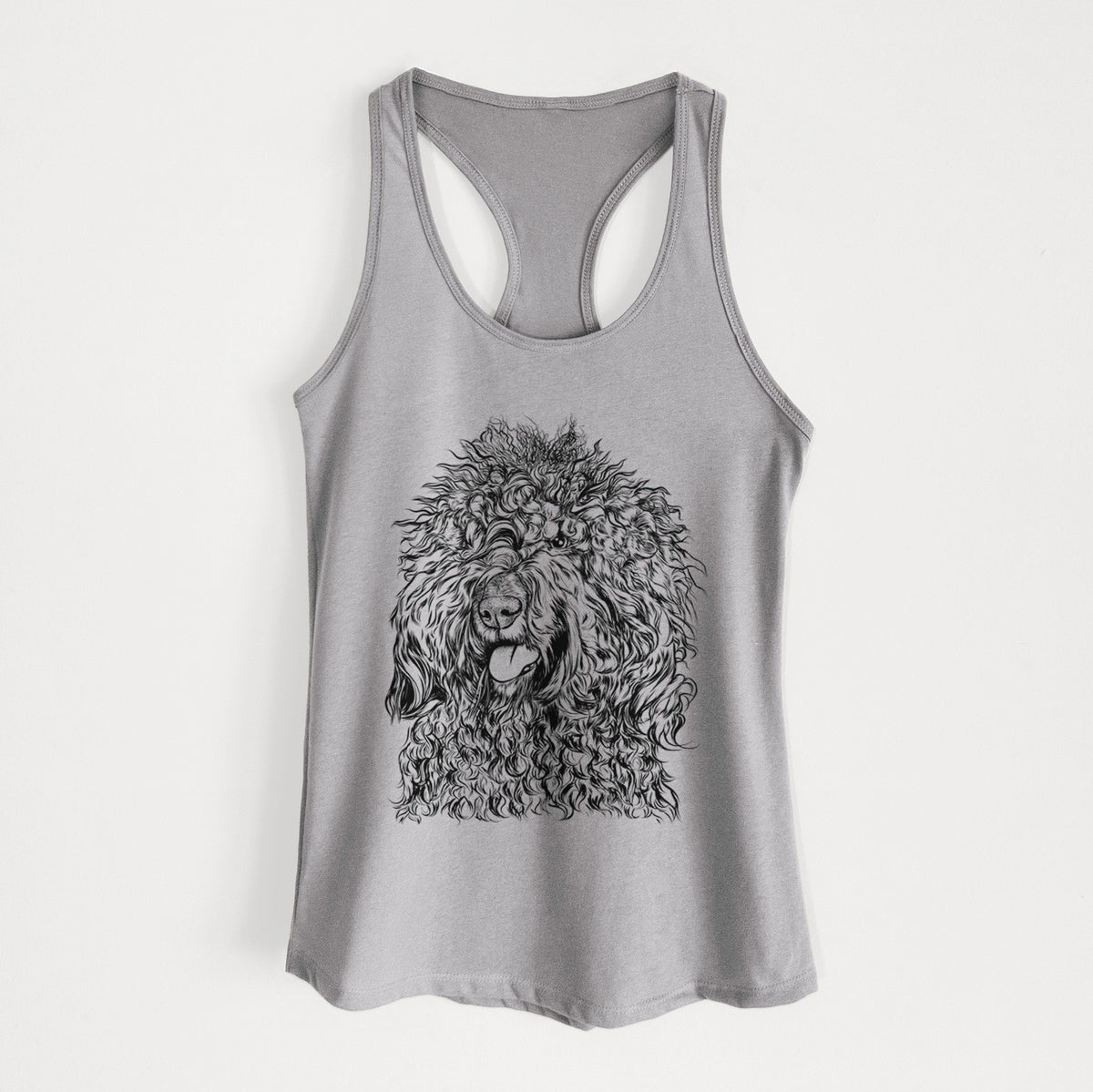 Babs the Barbet - Women&#39;s Racerback Tanktop