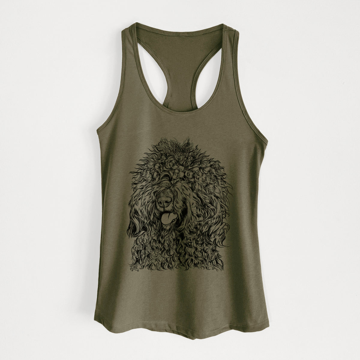 Babs the Barbet - Women's Racerback Tanktop