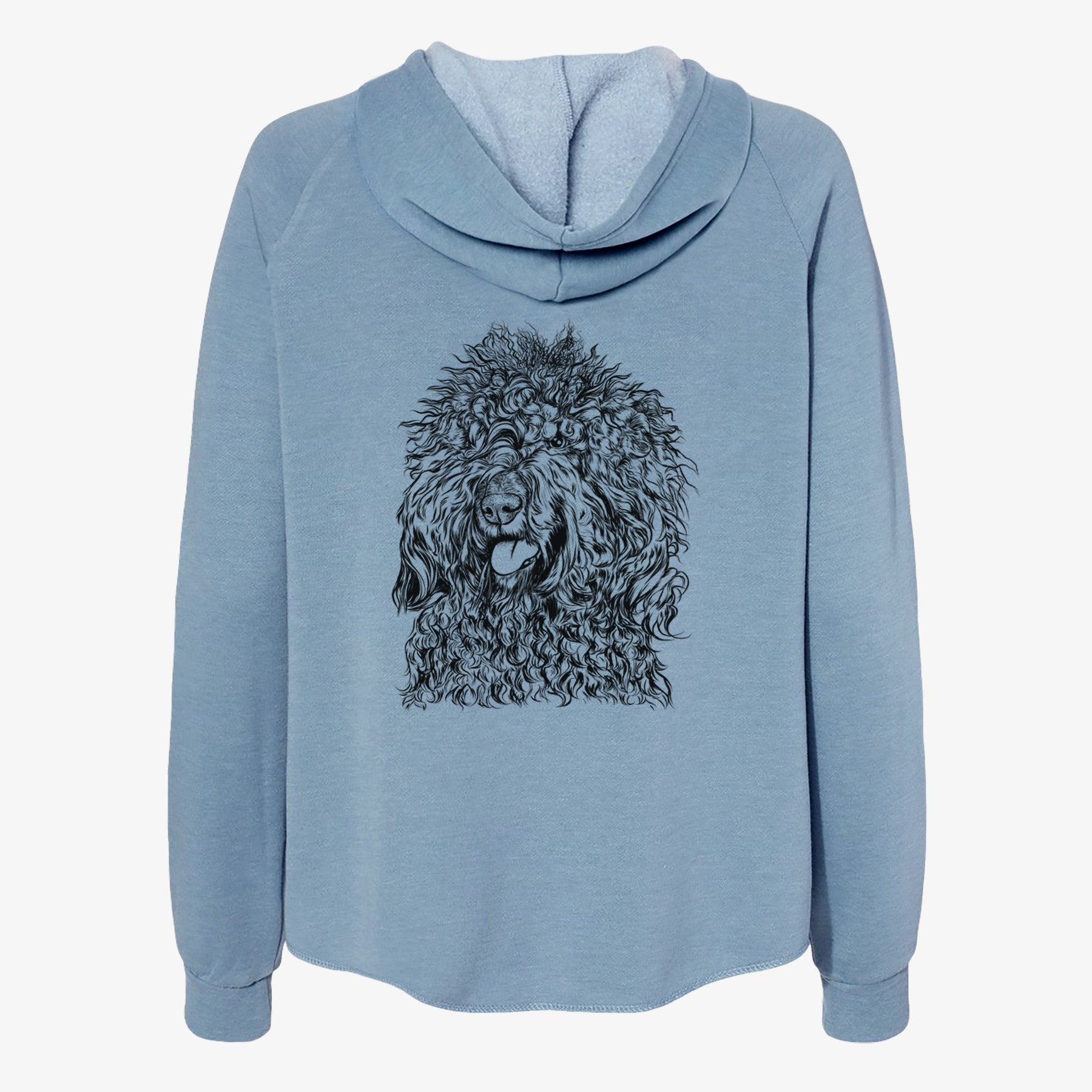 Babs the Barbet - Women's Cali Wave Zip-Up Sweatshirt