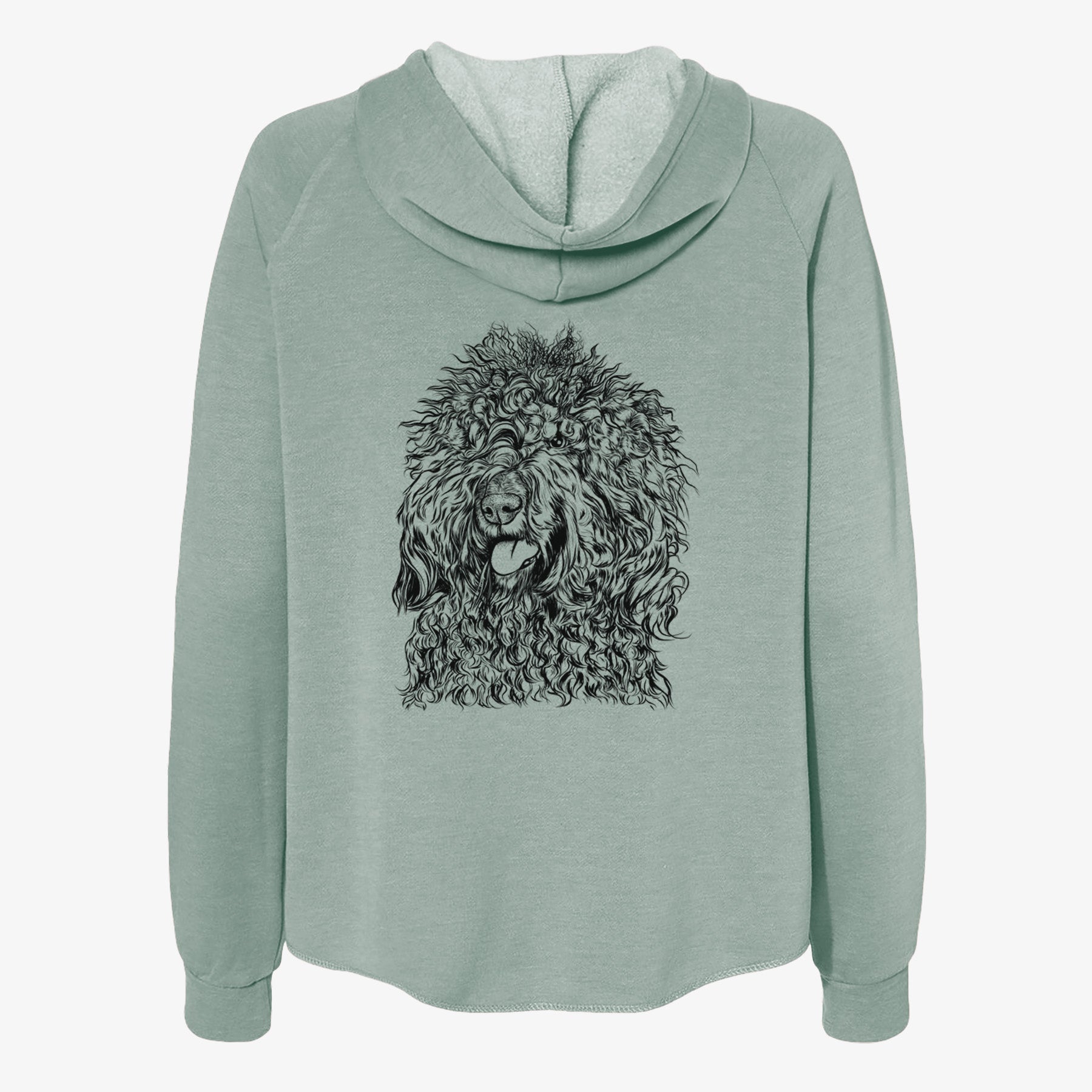 Babs the Barbet - Women's Cali Wave Zip-Up Sweatshirt