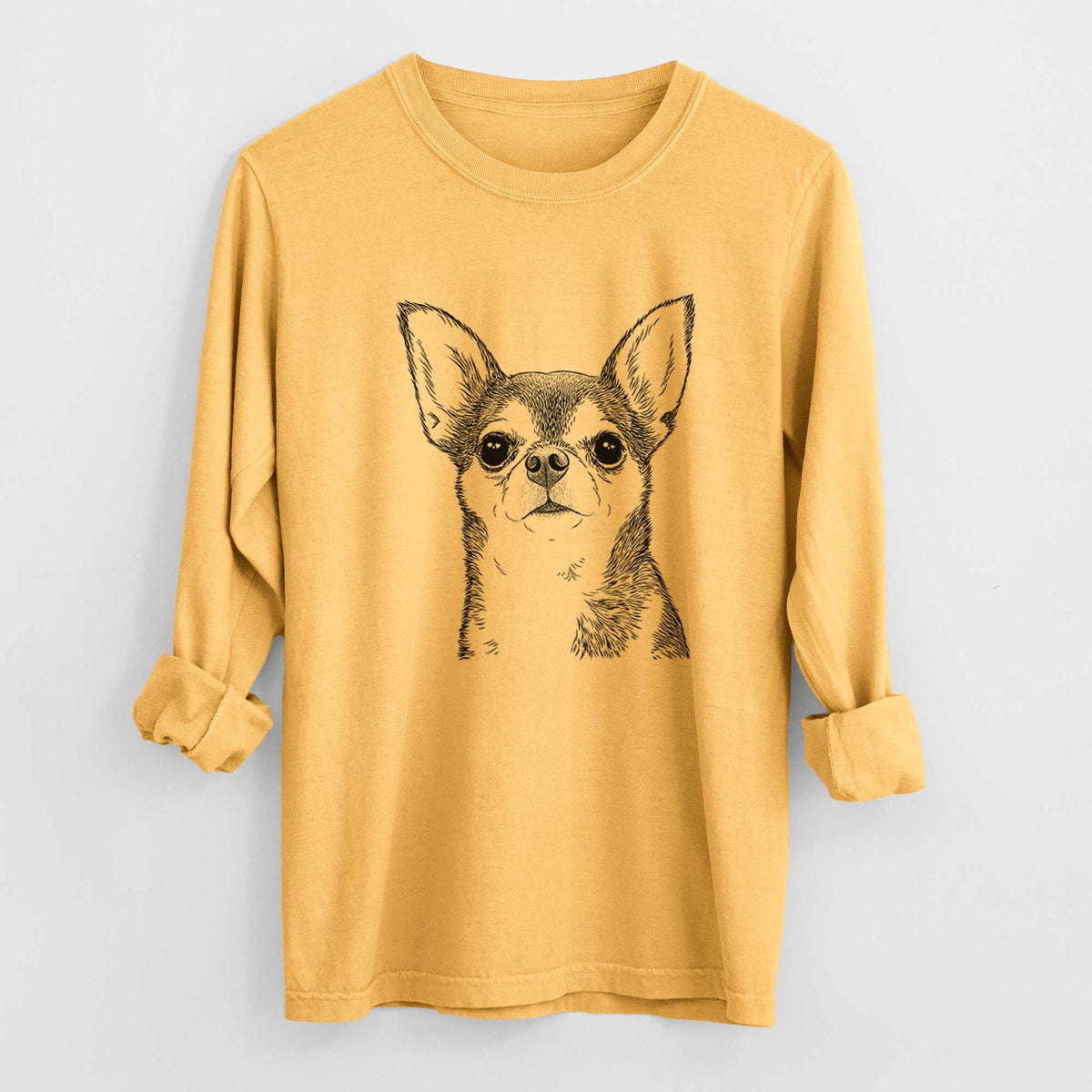 Bare Baby the Chihuahua - Heavyweight 100% Cotton Long Sleeve