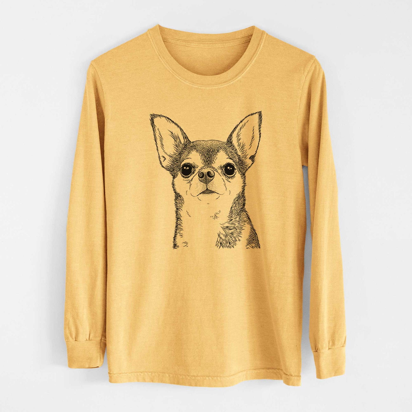 Bare Baby the Chihuahua - Heavyweight 100% Cotton Long Sleeve