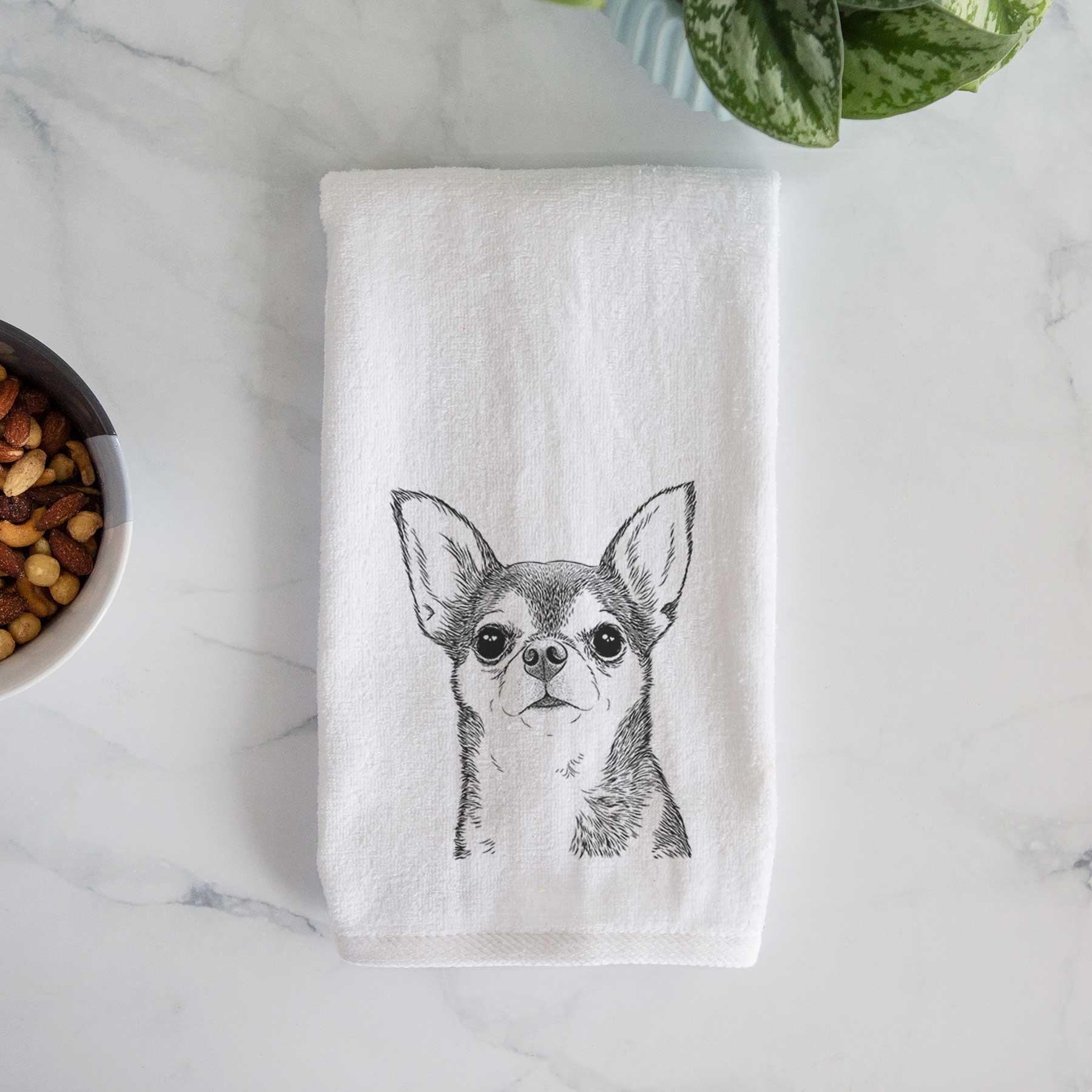 Baby the Chihuahua Decorative Hand Towel