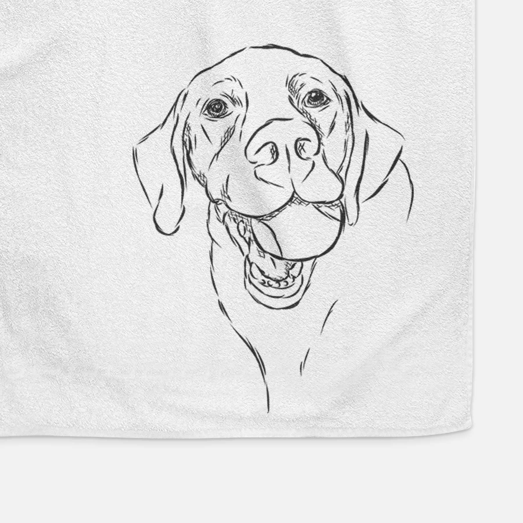 Bailey the Labrador Retriever Decorative Hand Towel