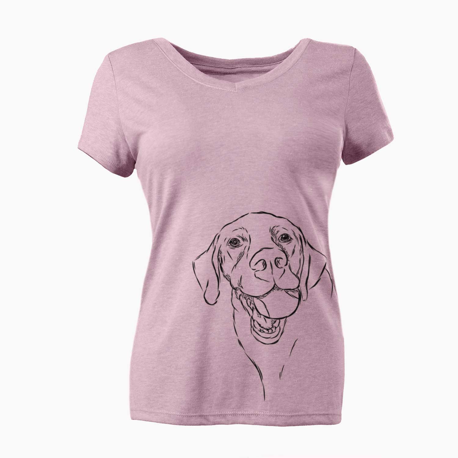 Bare Bailey the Labrador Retriever - Women's V-neck Shirt