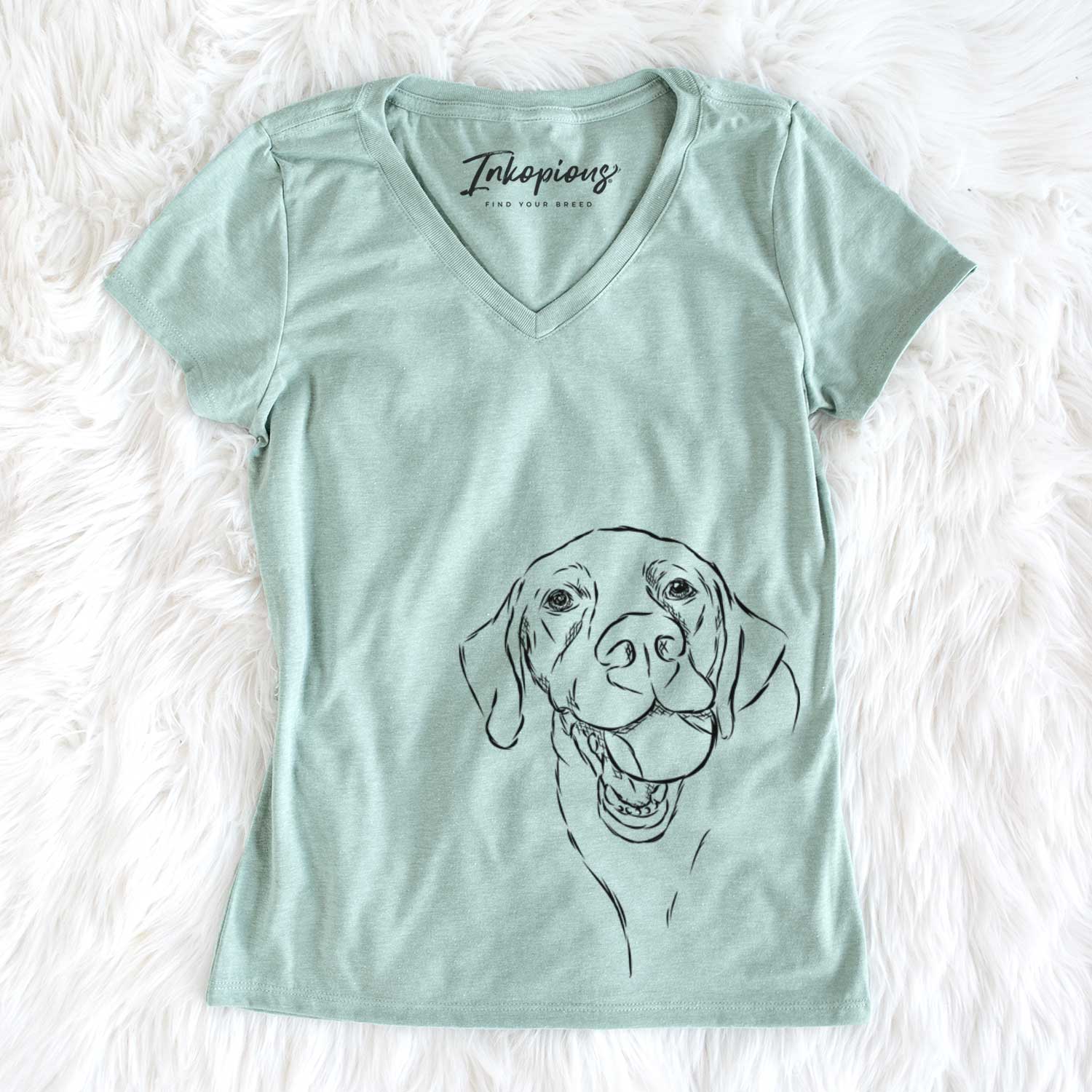 Bare Bailey the Labrador Retriever - Women's V-neck Shirt