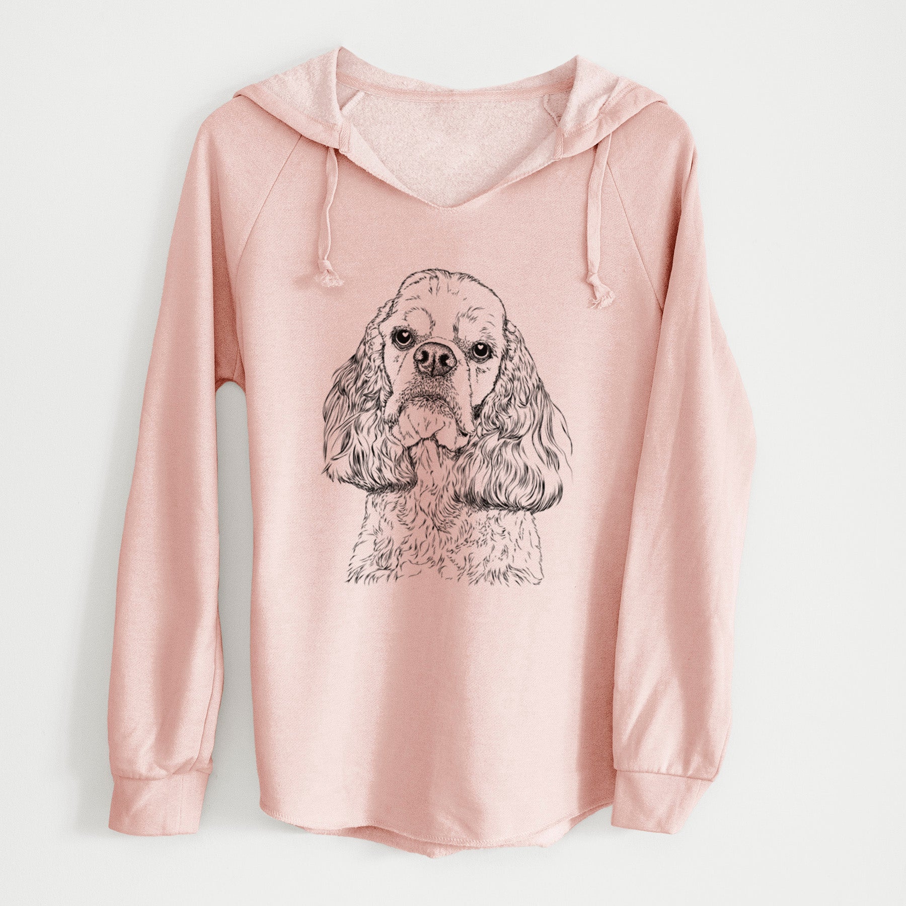 Bare Bailey the American Cocker Spaniel - Cali Wave Hooded Sweatshirt