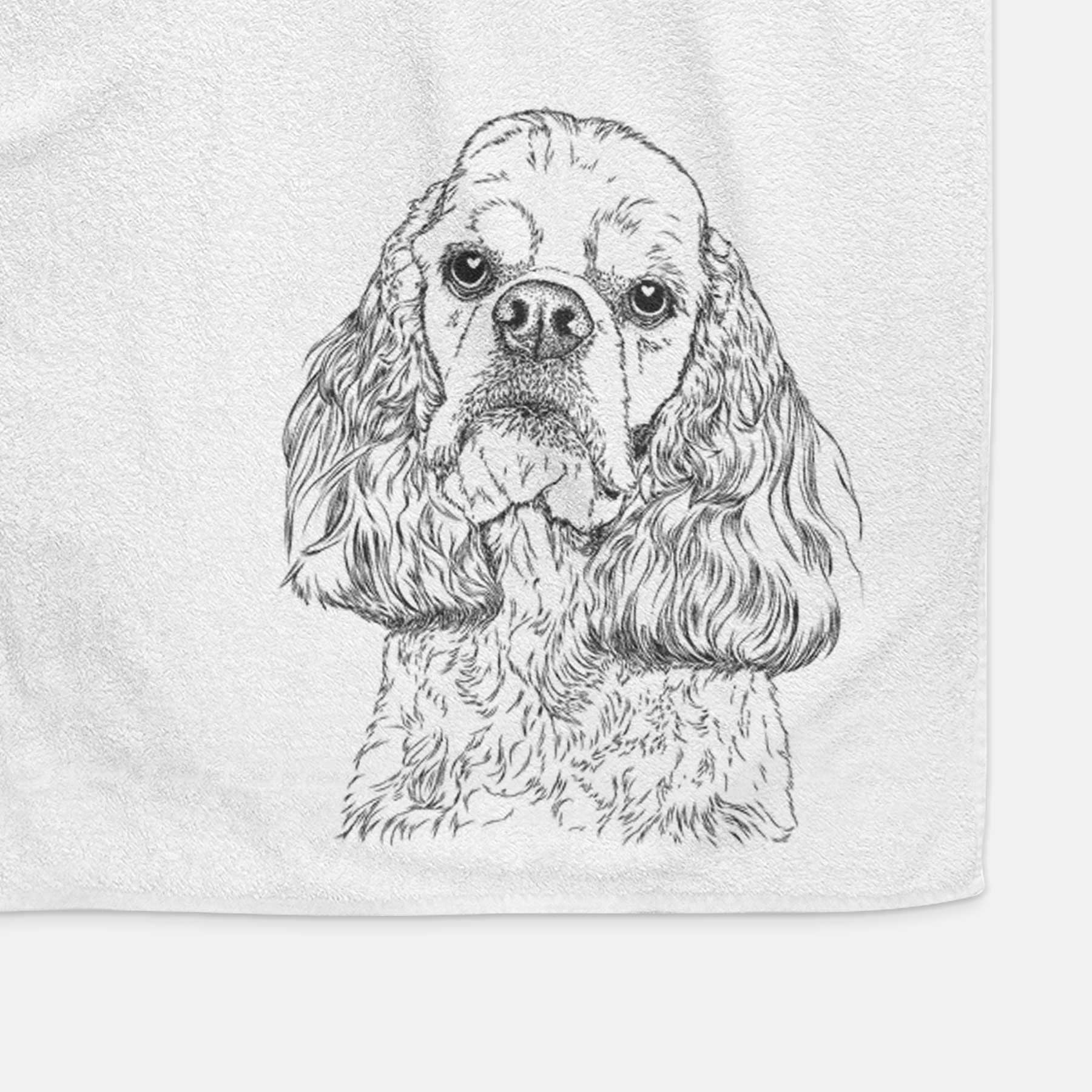 Bailey the American Cocker Spaniel Decorative Hand Towel