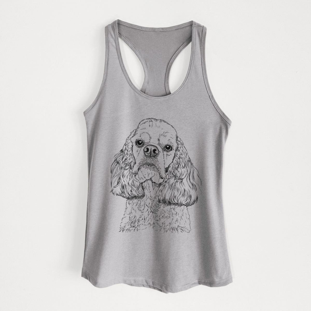 Bailey the American Cocker Spaniel - Women&#39;s Racerback Tanktop