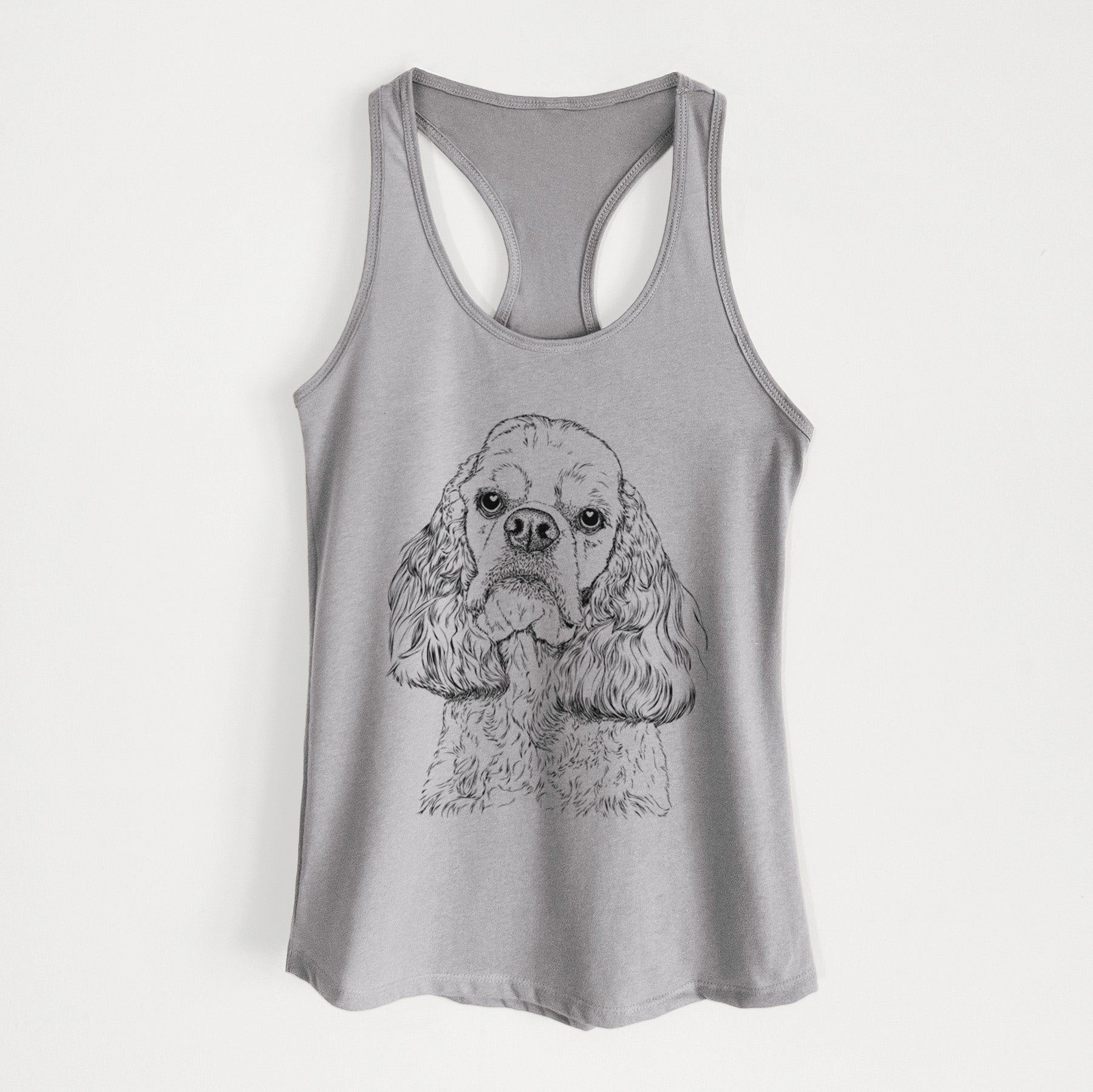 Bailey the American Cocker Spaniel - Women's Racerback Tanktop