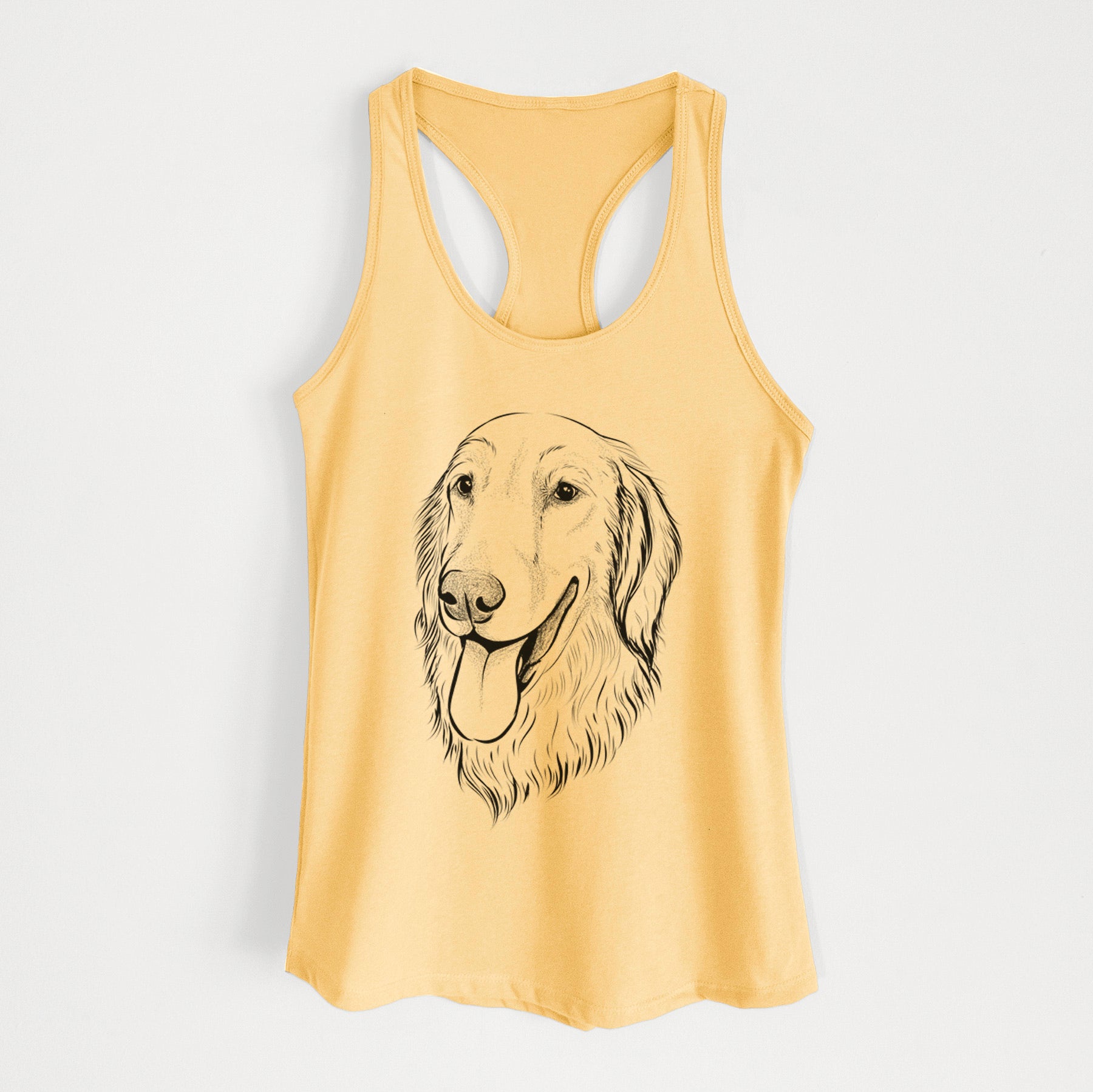 Bailey the Golden Retriever - Women's Racerback Tanktop