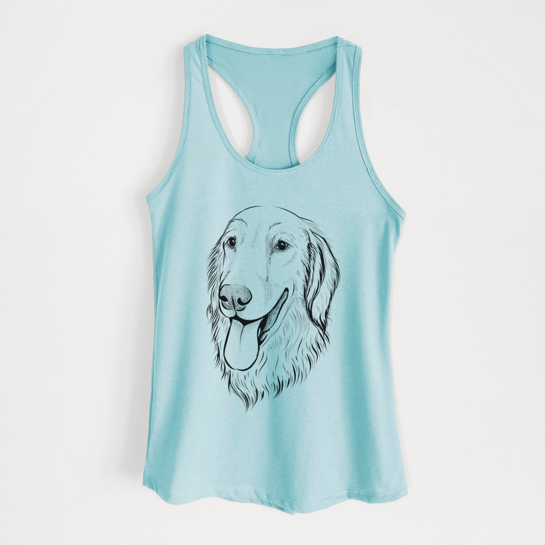 Bailey the Golden Retriever - Women's Racerback Tanktop