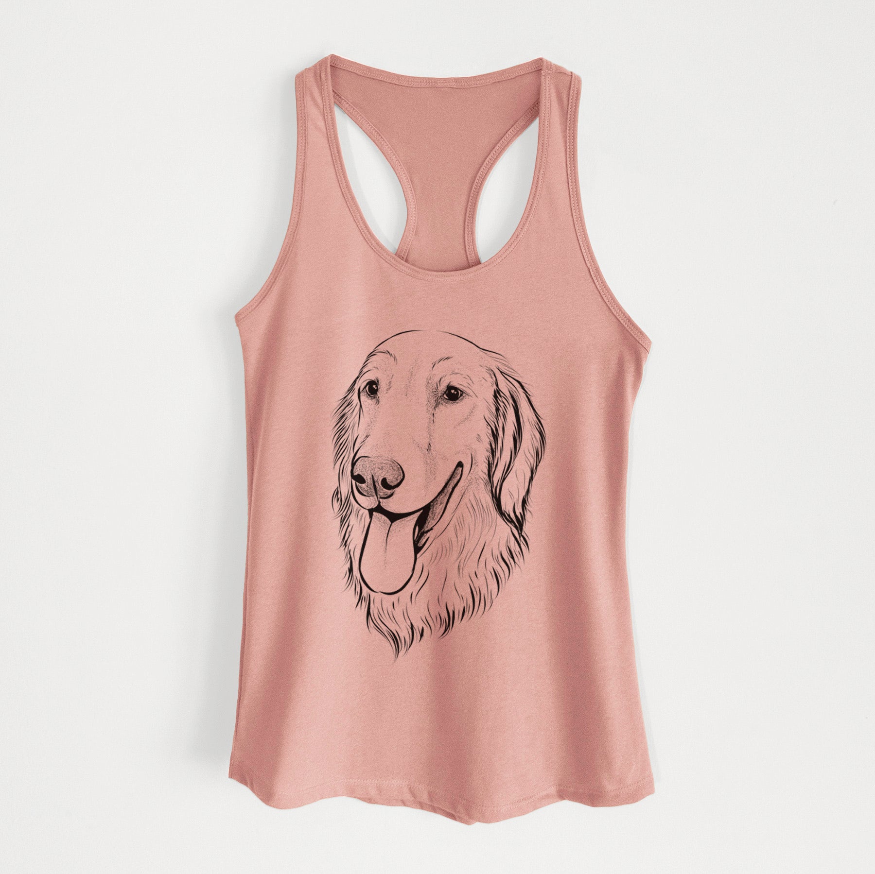 Bailey the Golden Retriever - Women's Racerback Tanktop