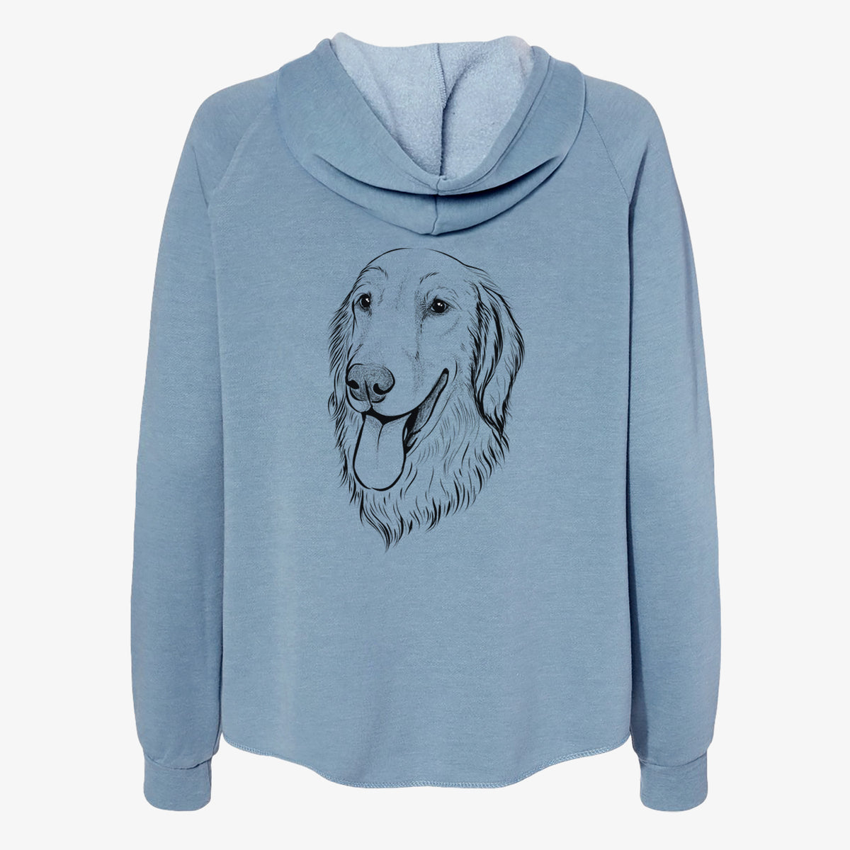 Bailey the Golden Retriever - Women's Cali Wave Zip-Up Sweatshirt