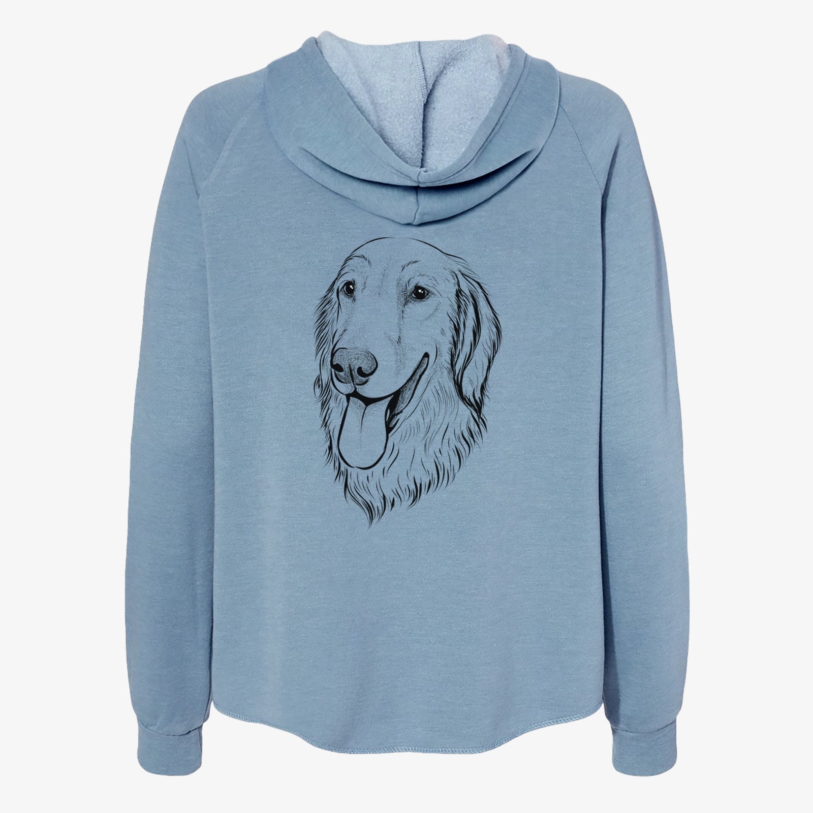 Bailey the Golden Retriever - Women's Cali Wave Zip-Up Sweatshirt