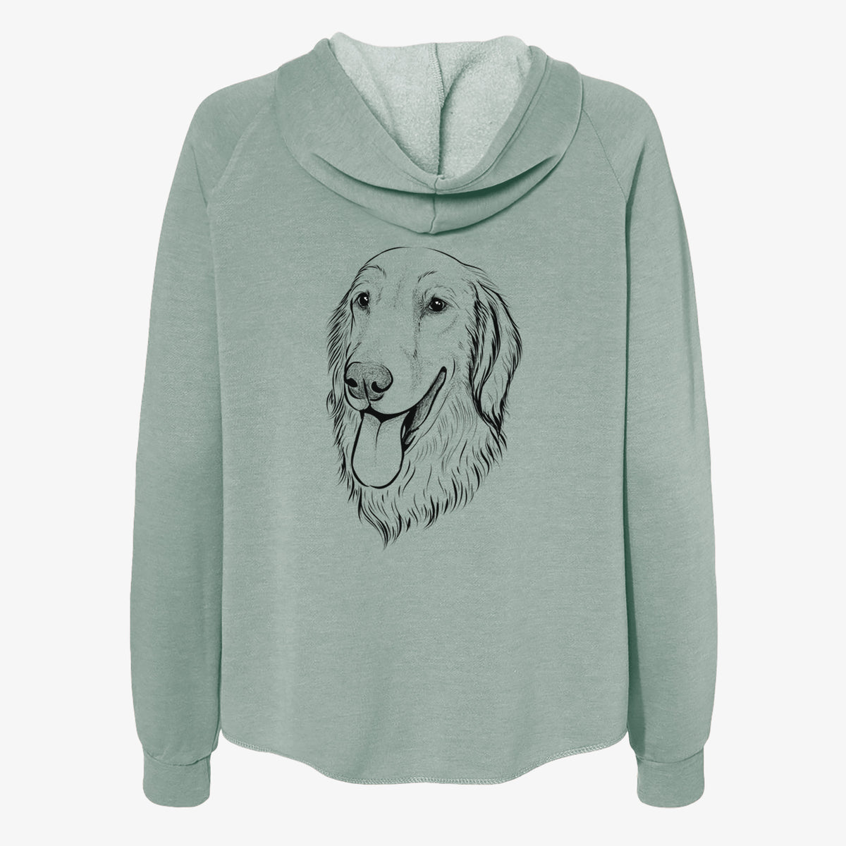 Bailey the Golden Retriever - Women's Cali Wave Zip-Up Sweatshirt