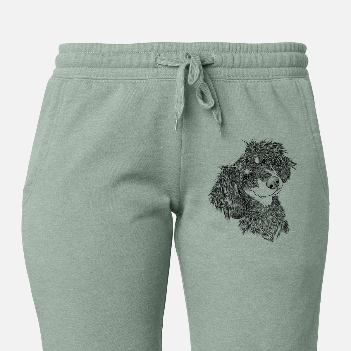 Bailey the Long Haired Dachshund - Women&#39;s Cali Wave Joggers