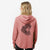 Bailey the Long Haired Dachshund - Women's Cali Wave Zip-Up Sweatshirt