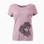 Bare Bailey the Long Haired Dachshund - Women's V-neck Shirt