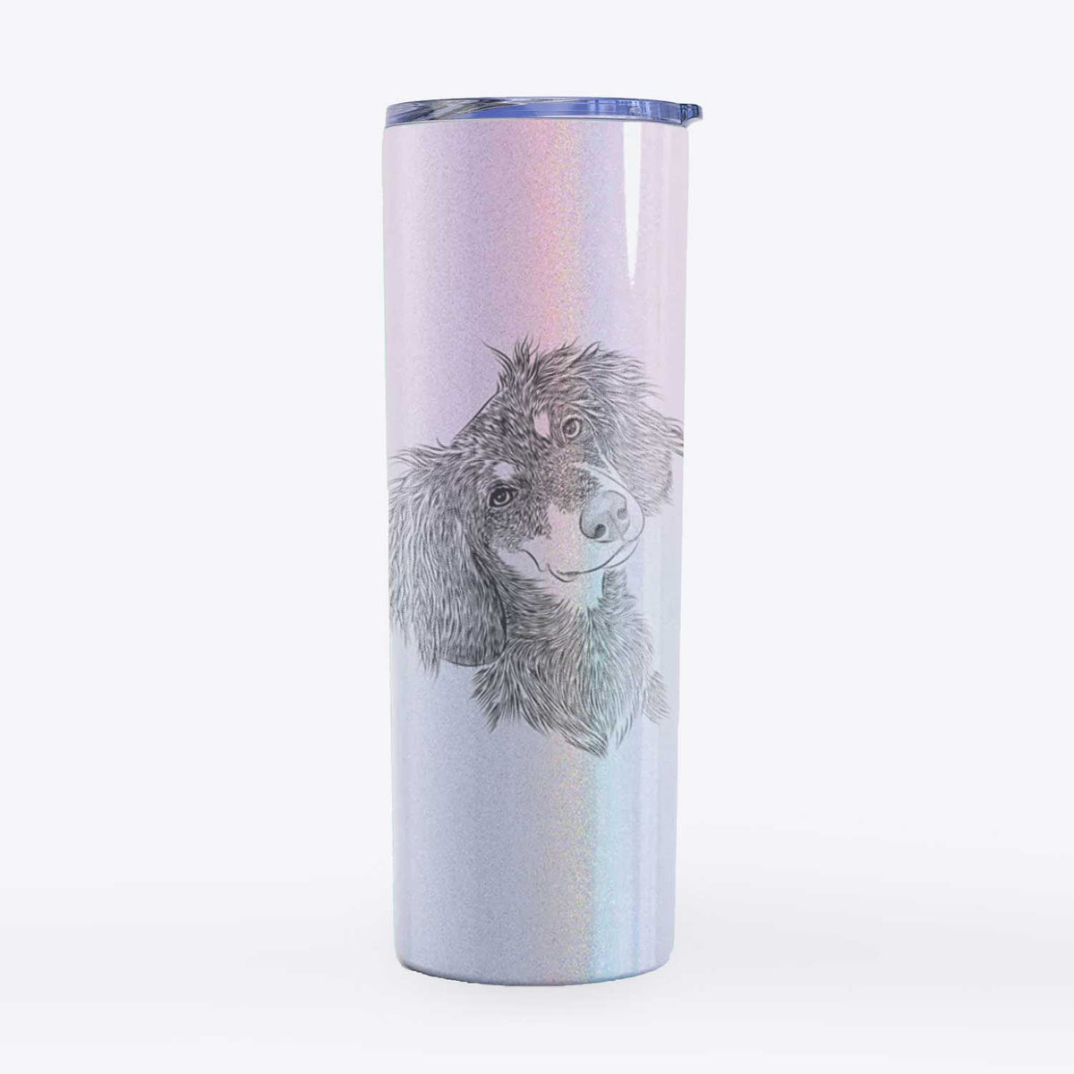 Bailey the Long Haired Dachshund - 20oz Skinny Tumbler