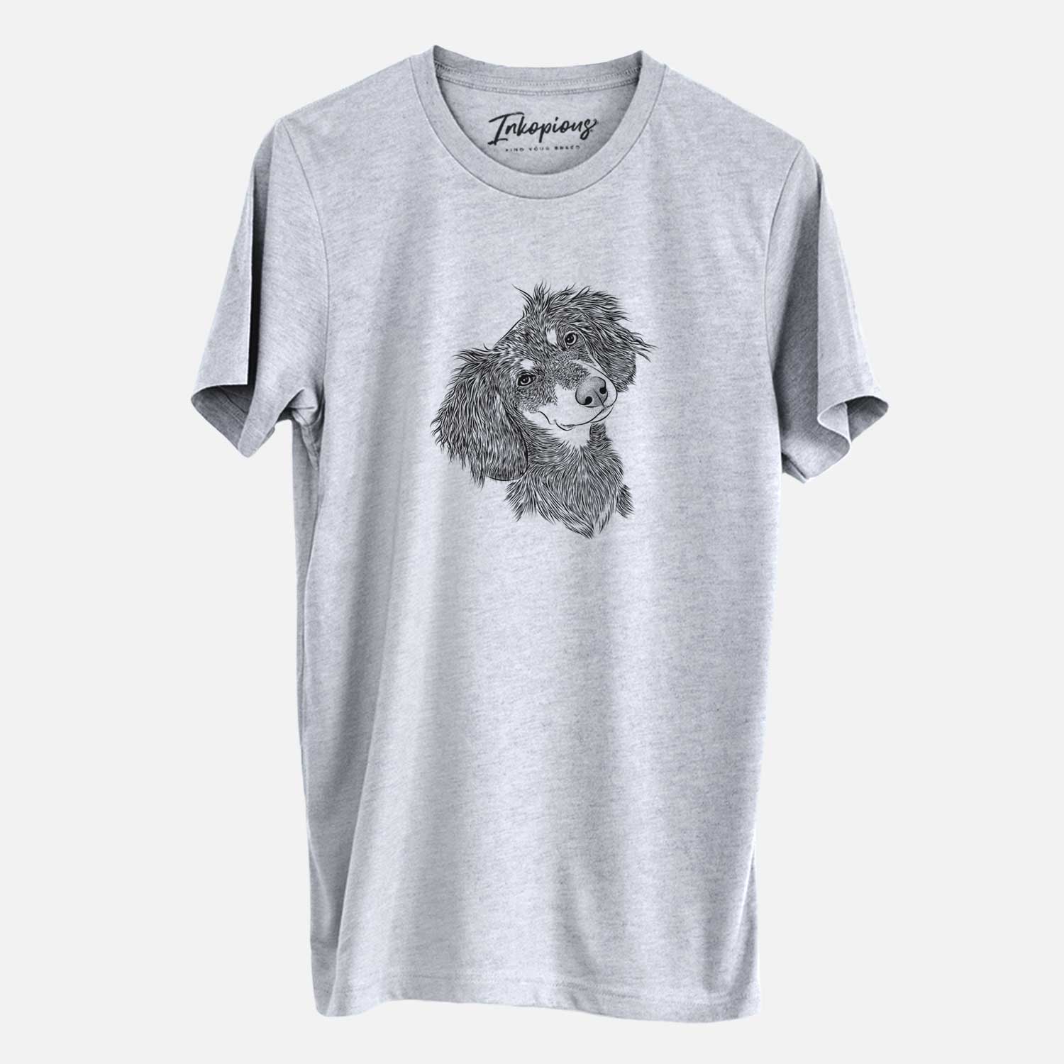 Bare Bailey the Long Haired Dachshund - Unisex Crewneck