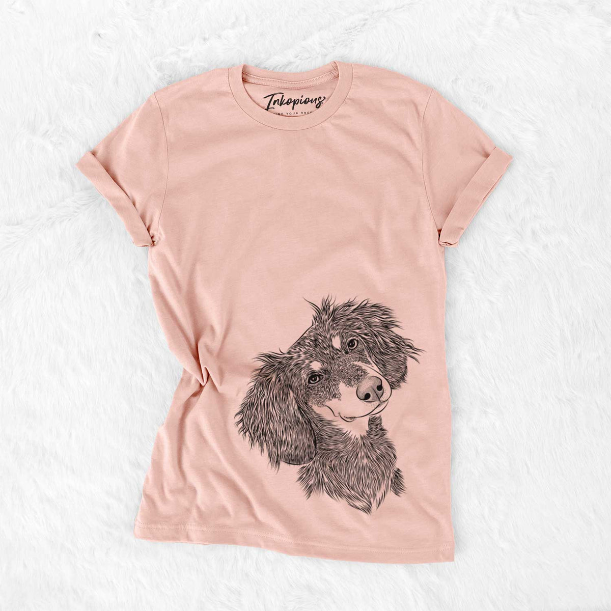 Bailey the Long Haired Dachshund - Bella Canvas Unisex Crewneck