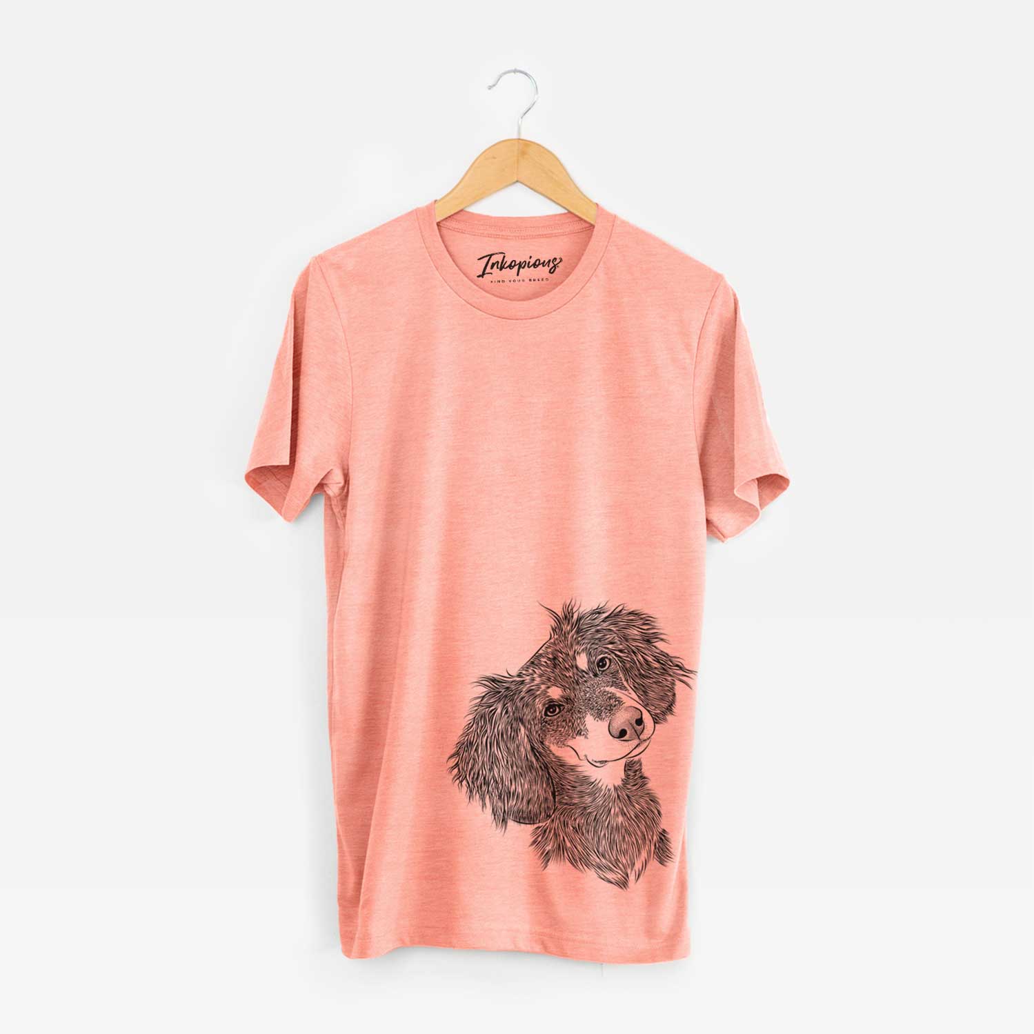 Bare Bailey the Long Haired Dachshund - Unisex Crewneck