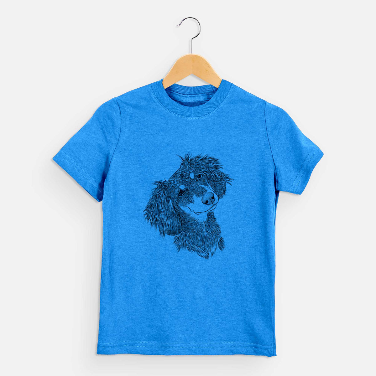 Bare Bailey the Long Haired Dachshund - Kids/Youth/Toddler Shirt