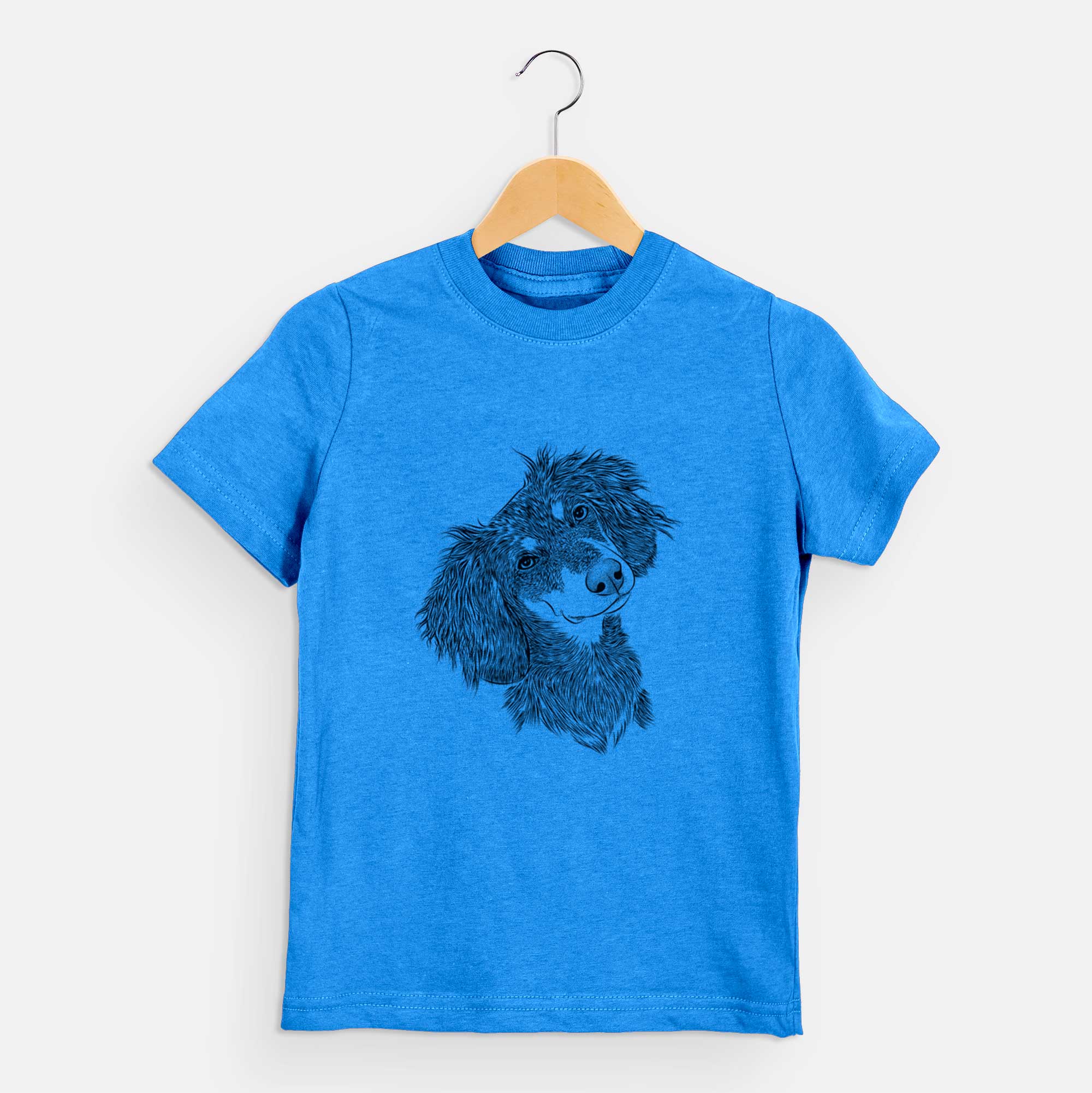 Bare Bailey the Long Haired Dachshund - Kids/Youth/Toddler Shirt