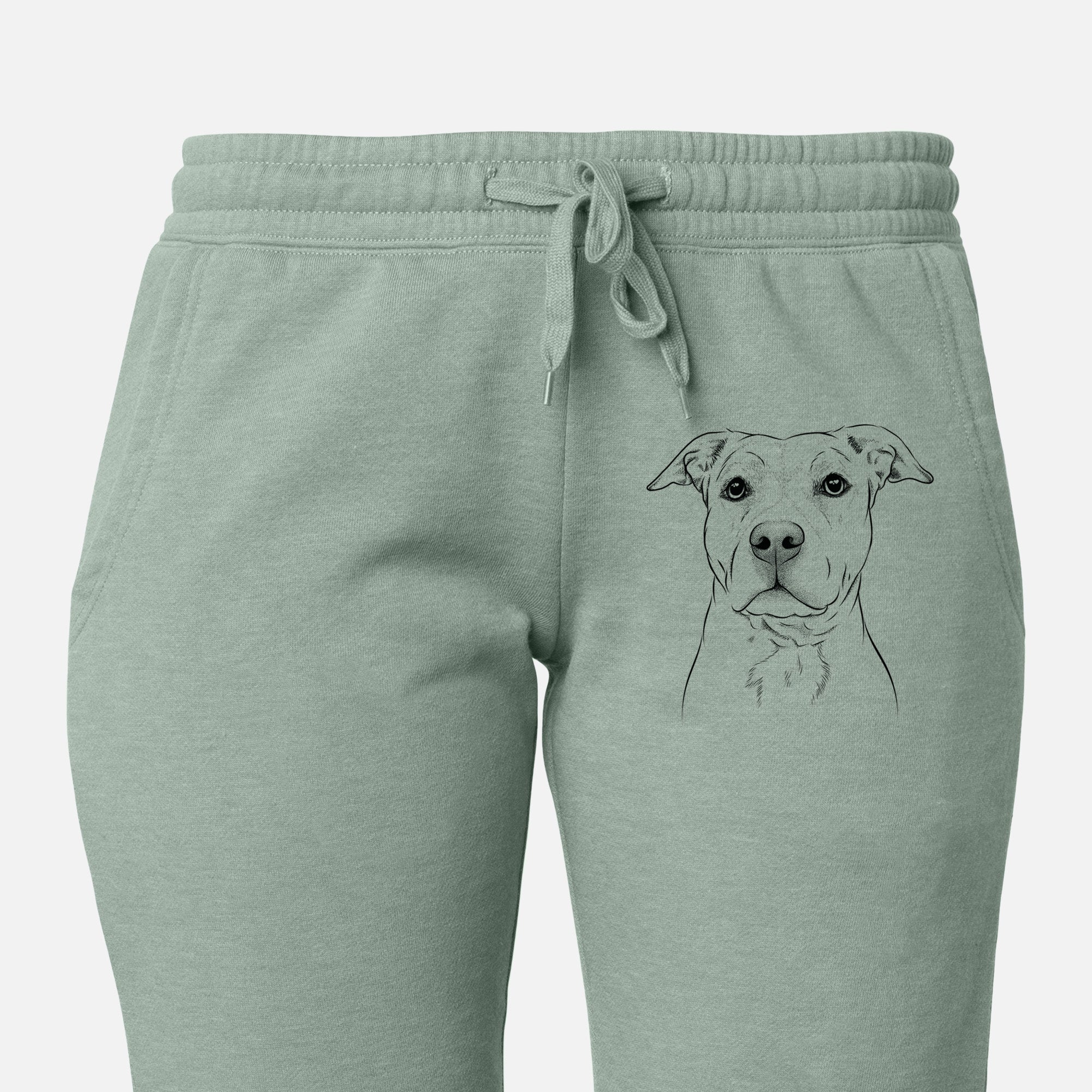 Bailey the American Staffordshire Terrier - Women's Cali Wave Joggers