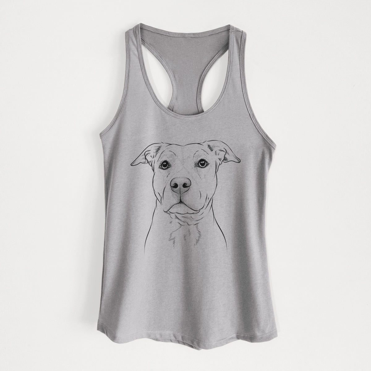 Bailey the American Staffordshire Terrier - Women&#39;s Racerback Tanktop