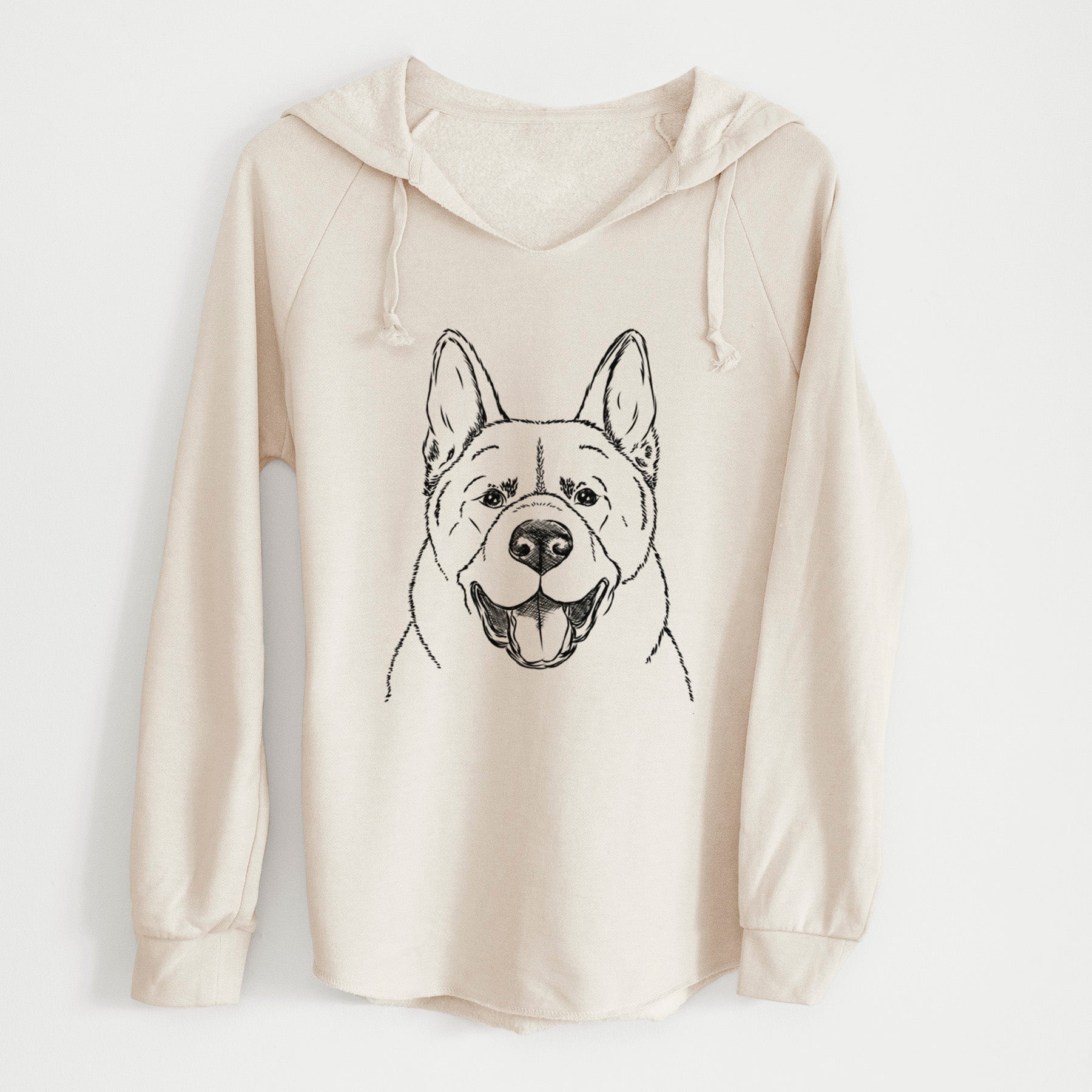 Bare Baku the Akita - Cali Wave Hooded Sweatshirt