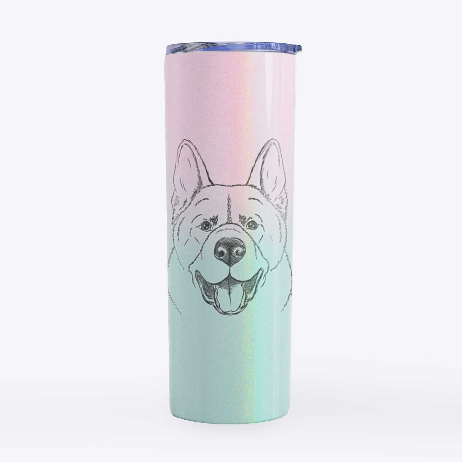 Baku the Akita - 20oz Skinny Tumbler