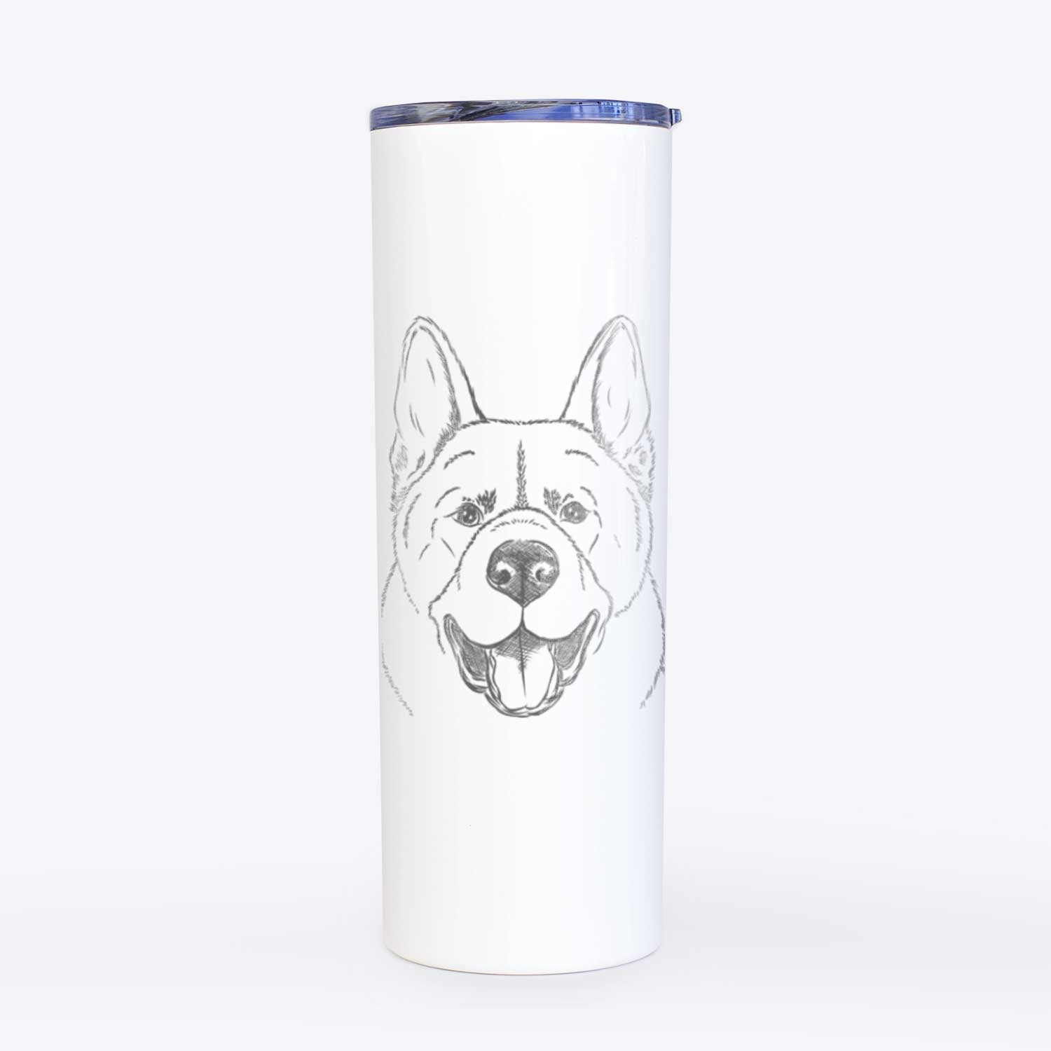 Baku the Akita - 20oz Skinny Tumbler